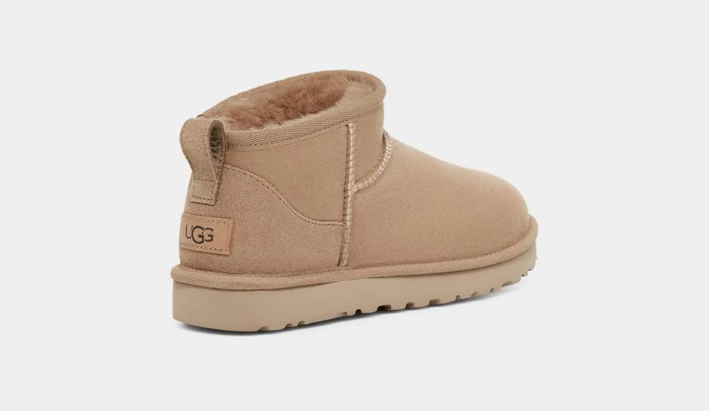 UGG Womens Ultra Mini Boots - Sand sold by The Foot Factory product image thumbnail 4