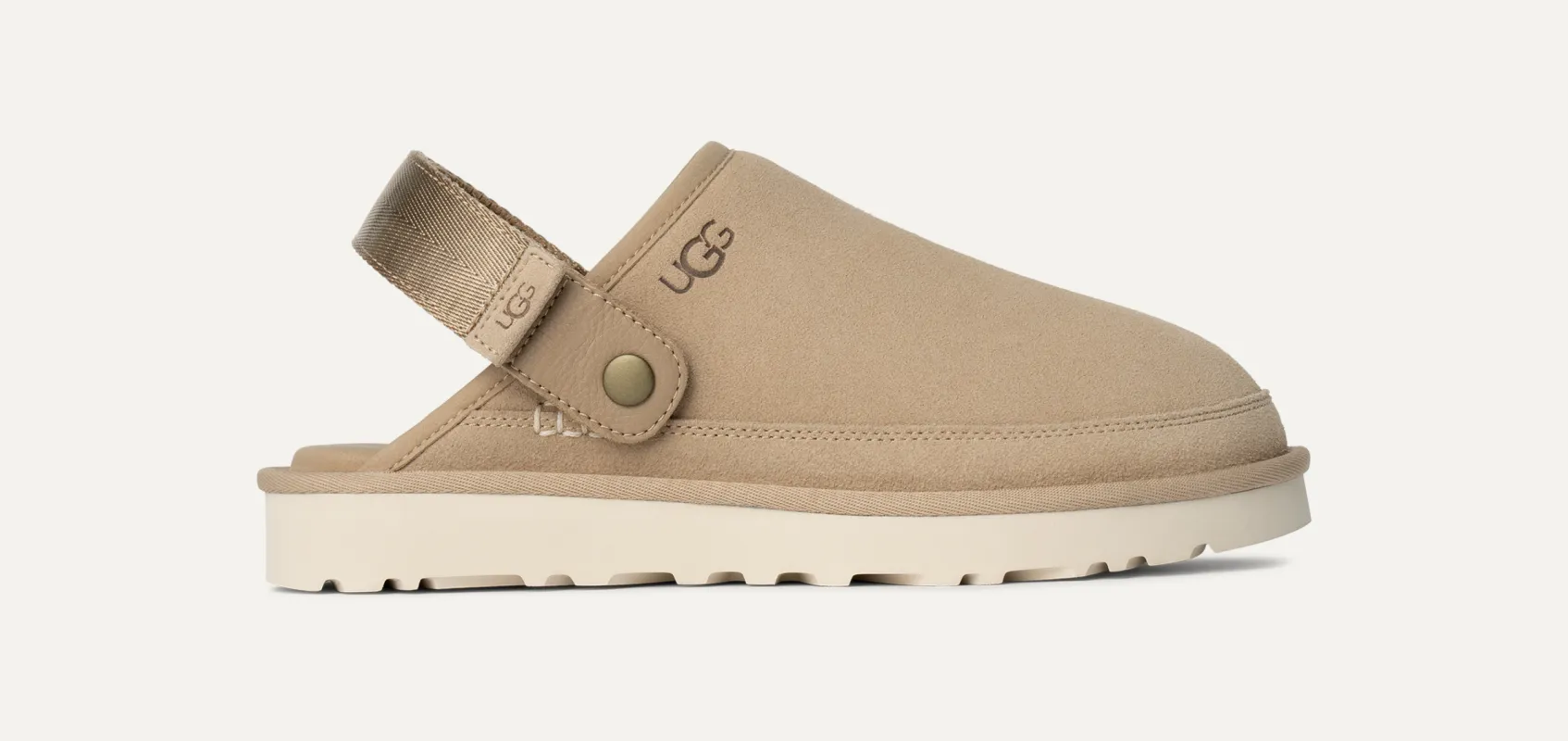 UGG Womens Goldenstar Clog - Sand sold by The Foot Factory