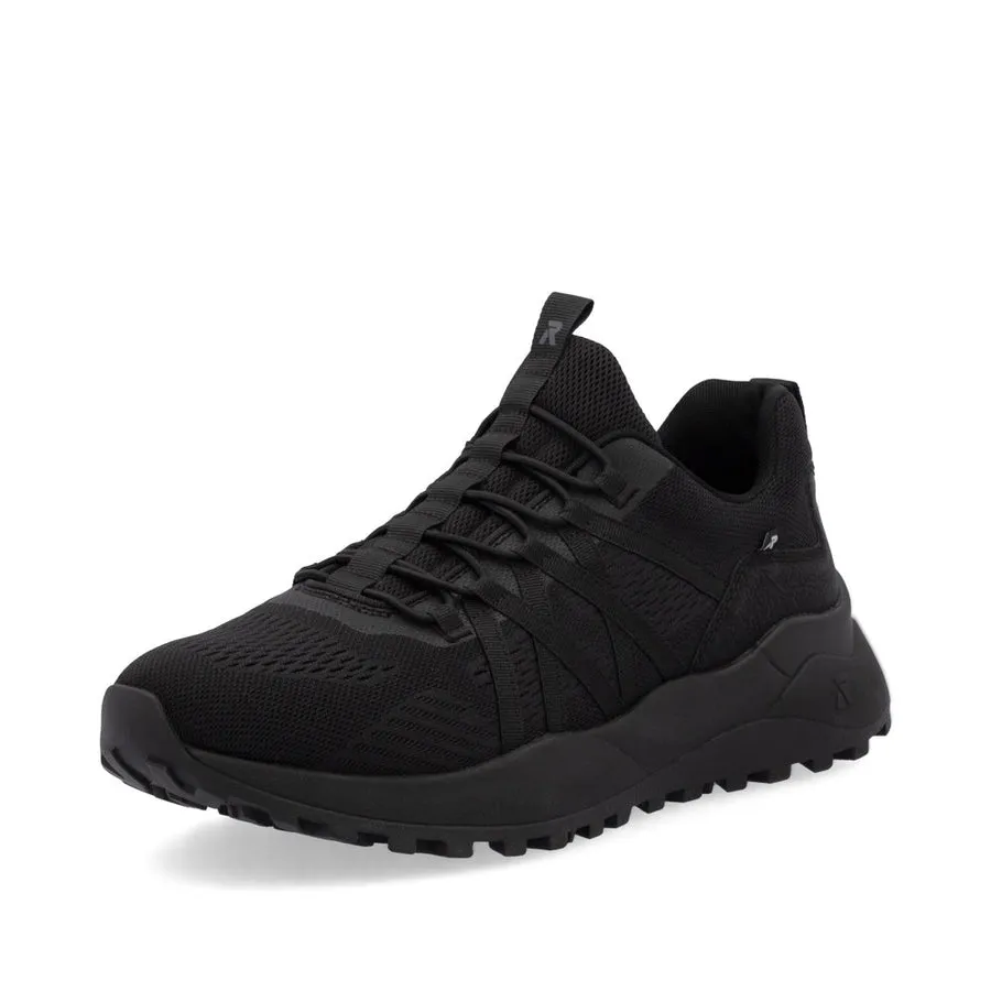 Rieker Mens Slip On Trainers - Black sold by The Foot Factory product image thumbnail 2