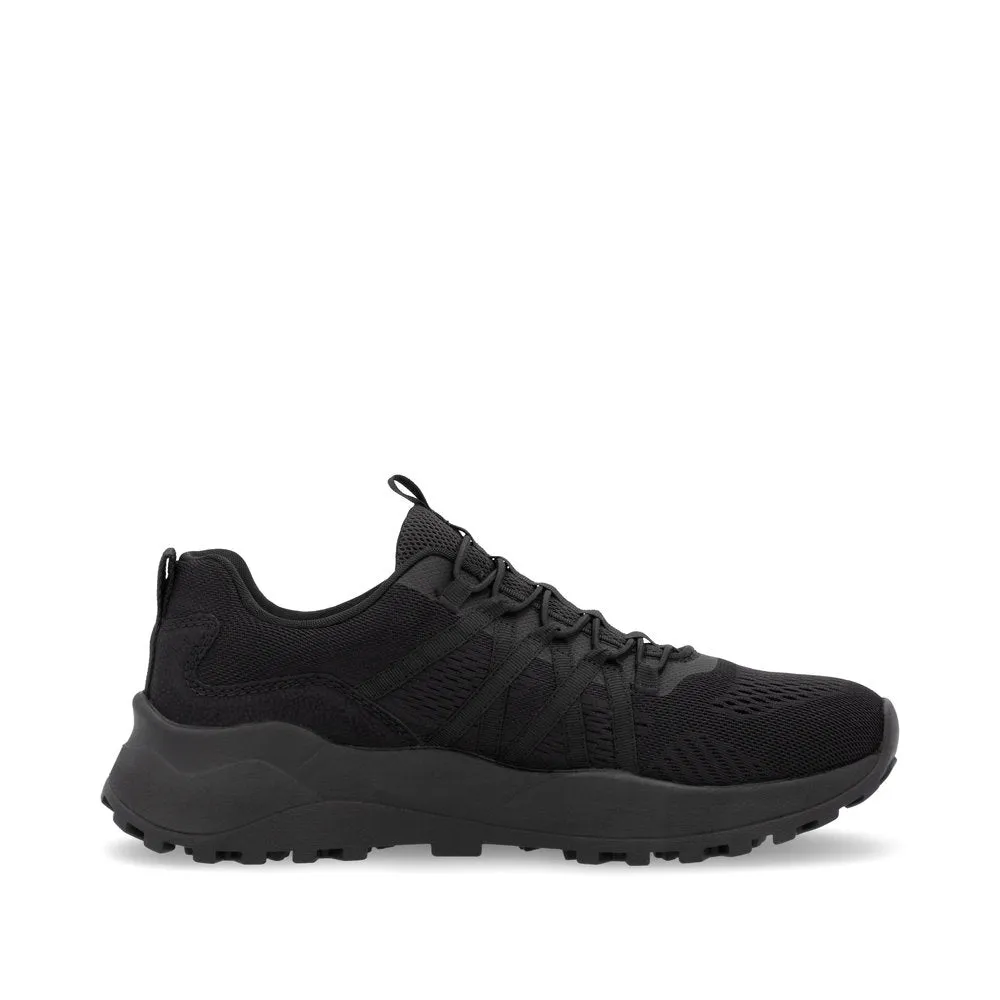 Rieker Mens Slip On Trainers - Black sold by The Foot Factory product image thumbnail 3