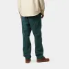 Carhartt WIP Mens Flint Moraga Twill Pant - Deep Lagoon Garment Dyed sold by The Foot Factory