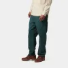 Carhartt WIP Mens Flint Moraga Twill Pant - Deep Lagoon Garment Dyed sold by The Foot Factory