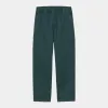 Carhartt WIP Mens Flint Moraga Twill Pant - Deep Lagoon Garment Dyed sold by The Foot Factory