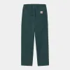 Carhartt WIP Mens Flint Moraga Twill Pant - Deep Lagoon Garment Dyed sold by The Foot Factory