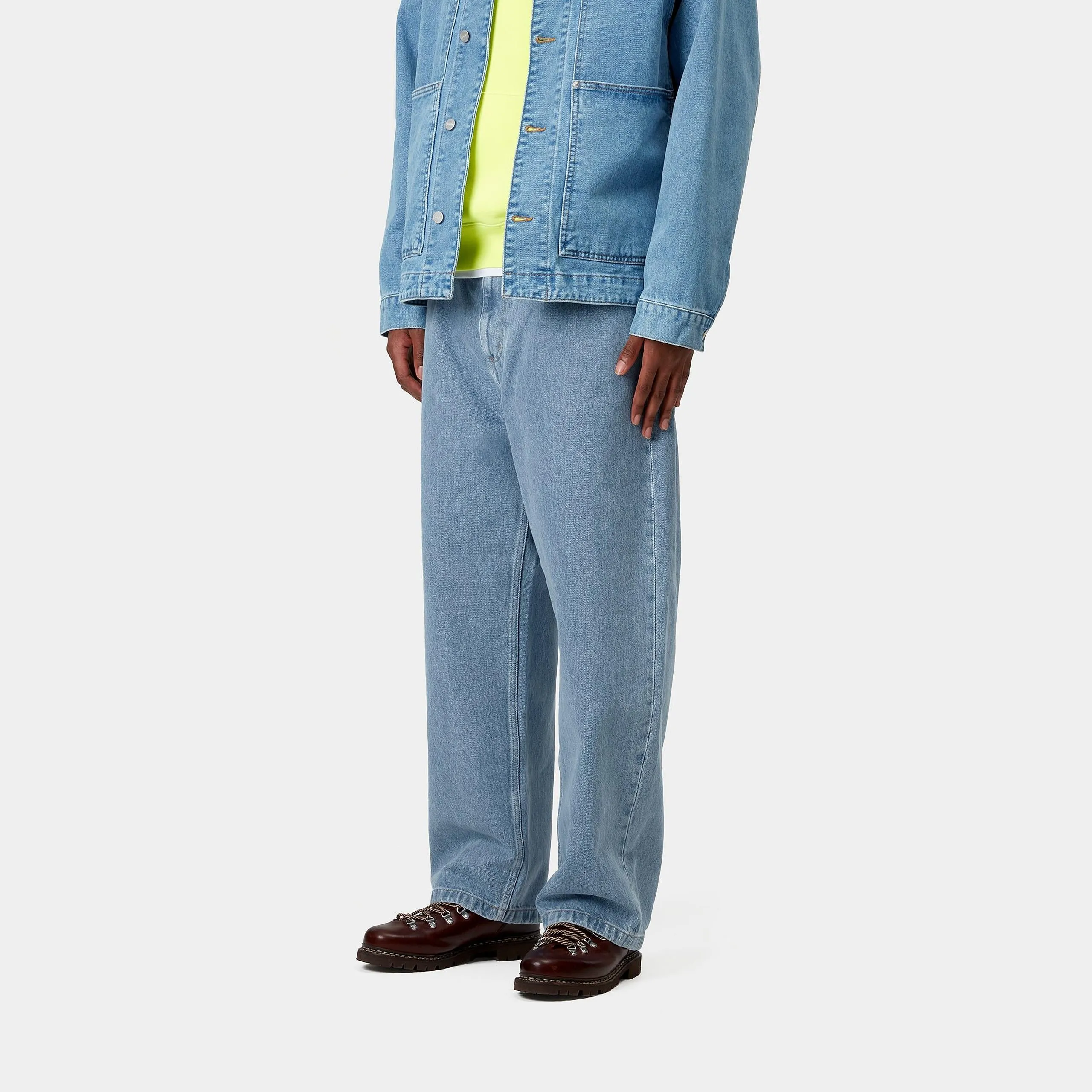 Carhartt WIP Mens Brandon Smith Denim Pant - Blue Stone Bleached sold by The Foot Factory product image thumbnail 5