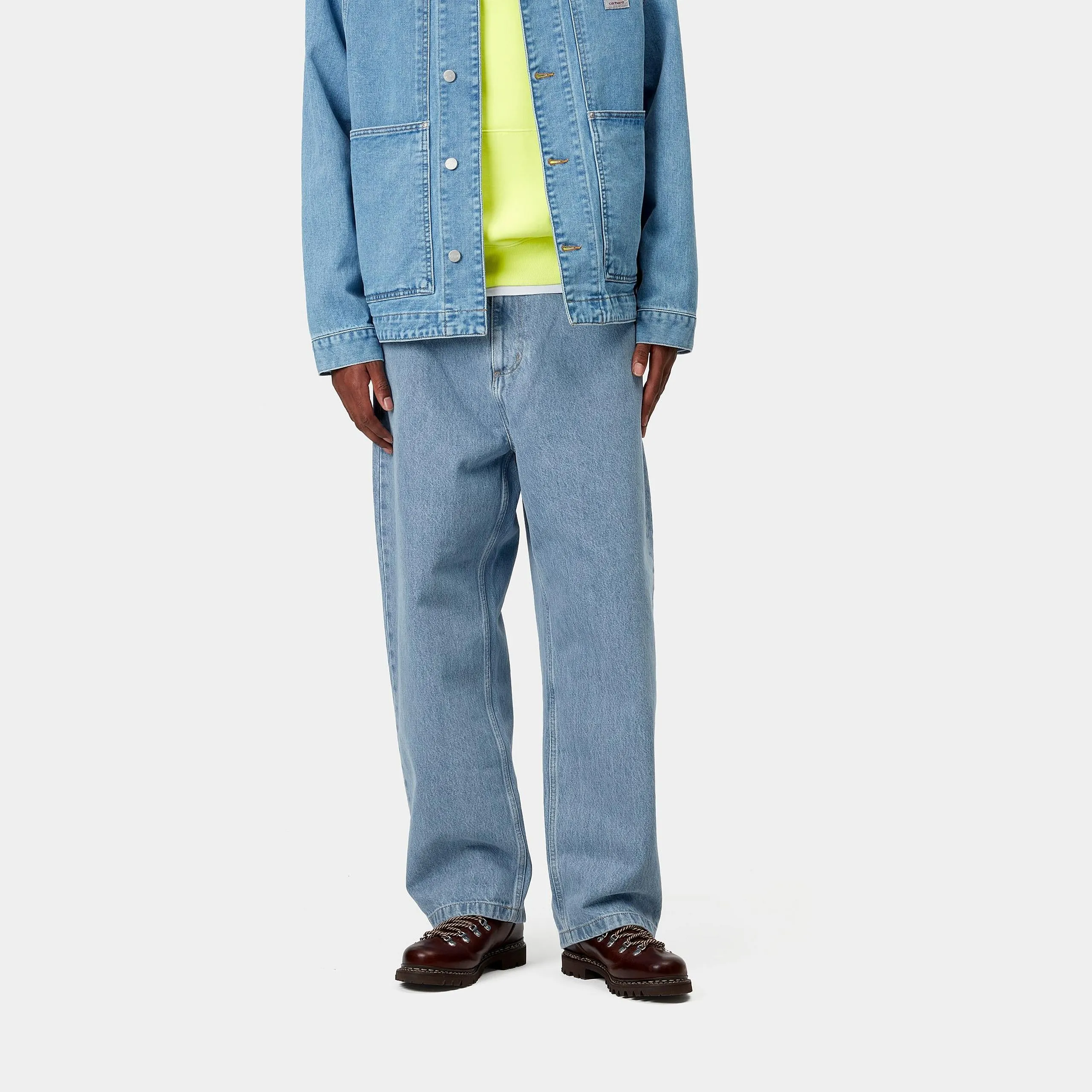 Carhartt WIP Mens Brandon Smith Denim Pant - Blue Stone Bleached sold by The Foot Factory product image thumbnail 3