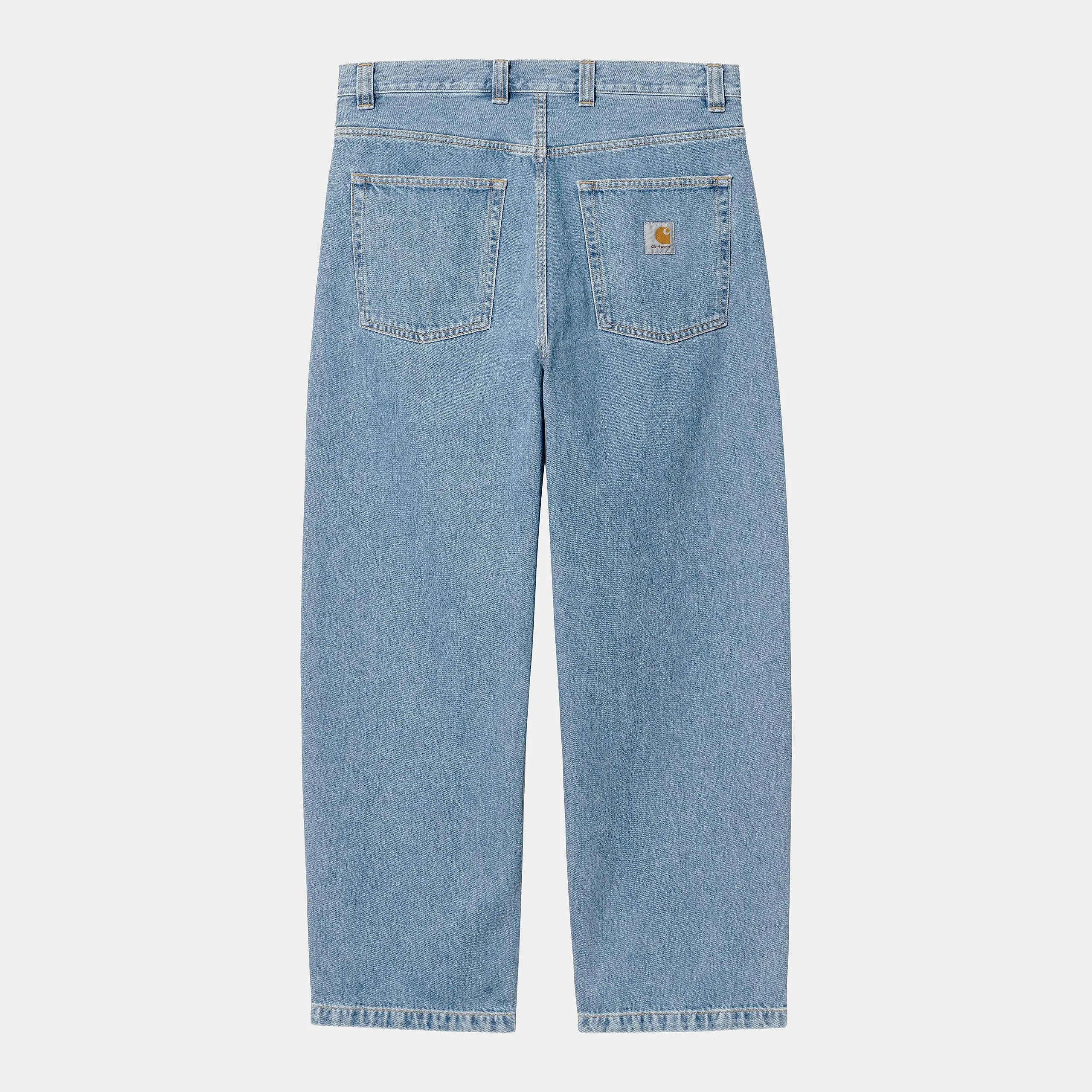 Carhartt WIP Mens Brandon Smith Denim Pant - Blue Stone Bleached sold by The Foot Factory