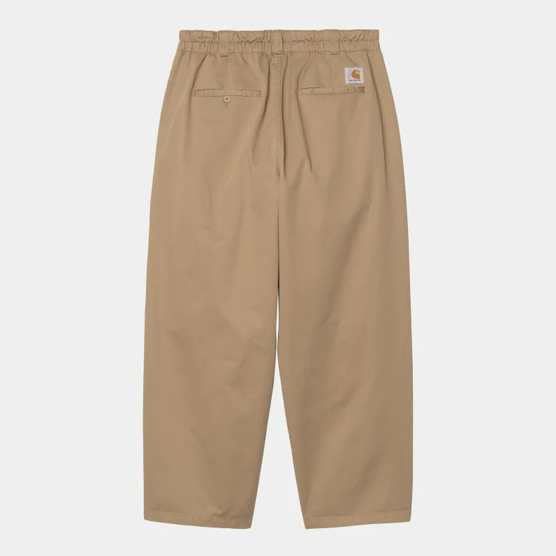 Carhartt WIP Mens Marv Lenexa Twill Pant - Leather Stone Washed sold by The Foot Factory