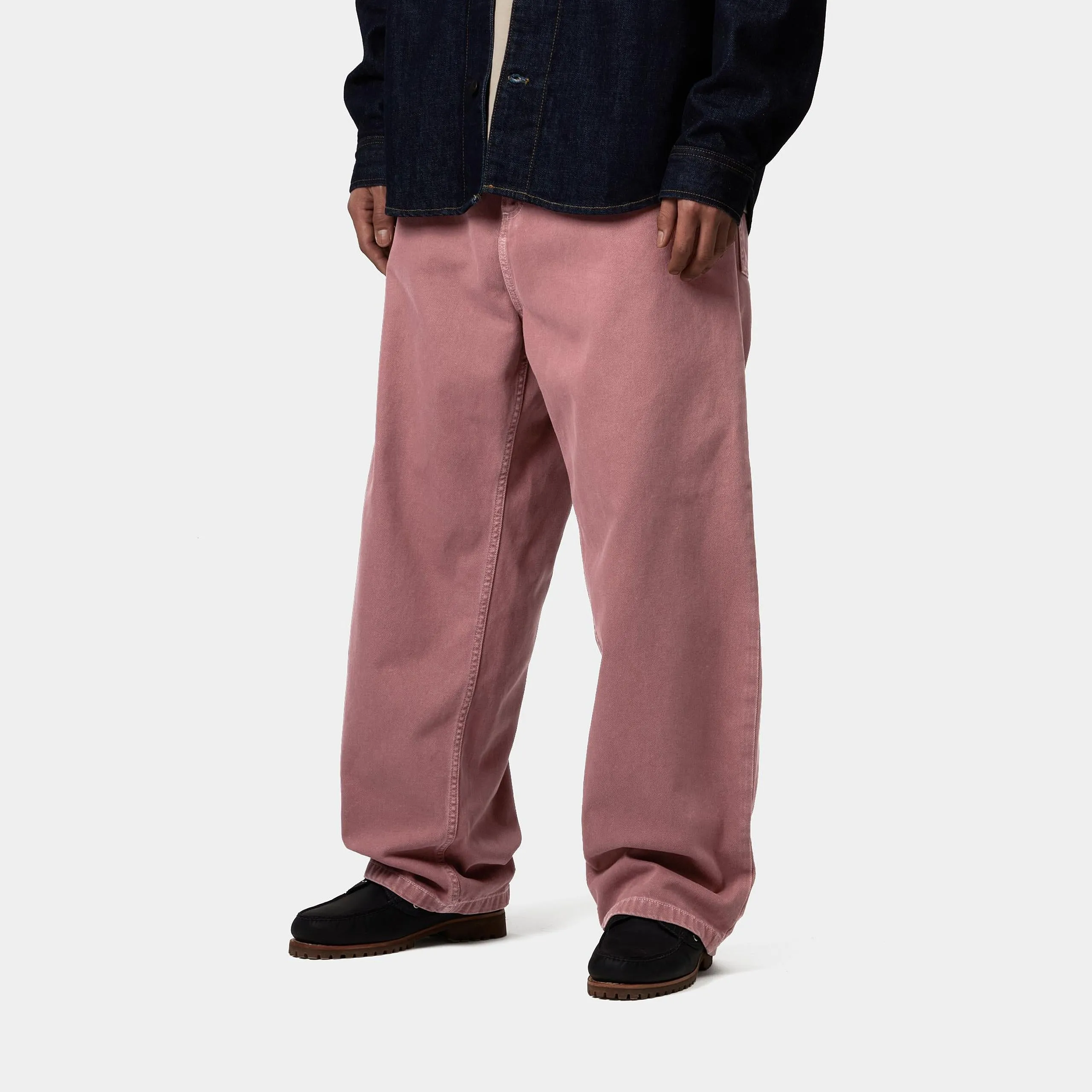 Carhartt WIP Mens Brandon Clark Twill Pant - Dusky Pink Stone Dyed sold by The Foot Factory product image thumbnail 5