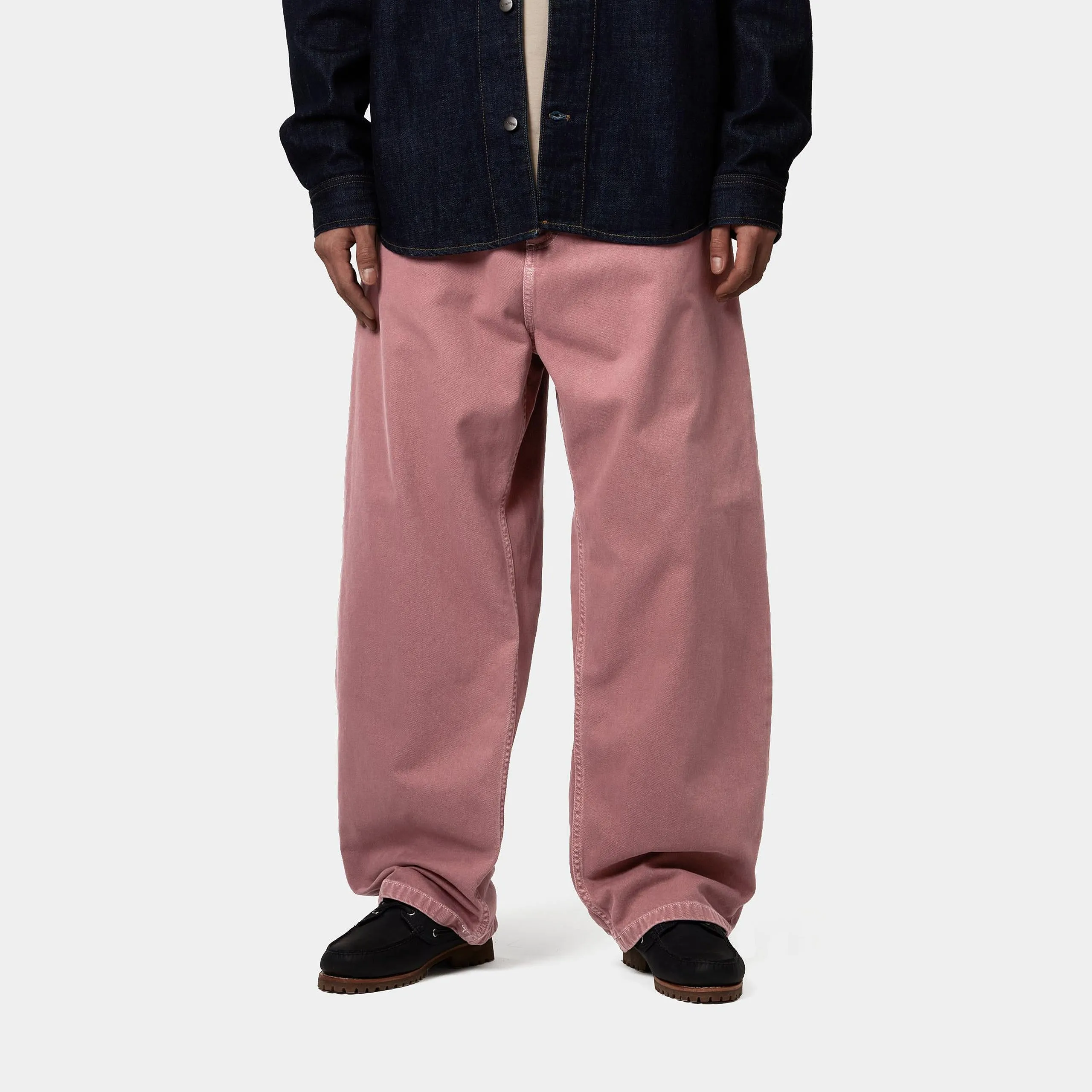 Carhartt WIP Mens Brandon Clark Twill Pant - Dusky Pink Stone Dyed sold by The Foot Factory product image thumbnail 3