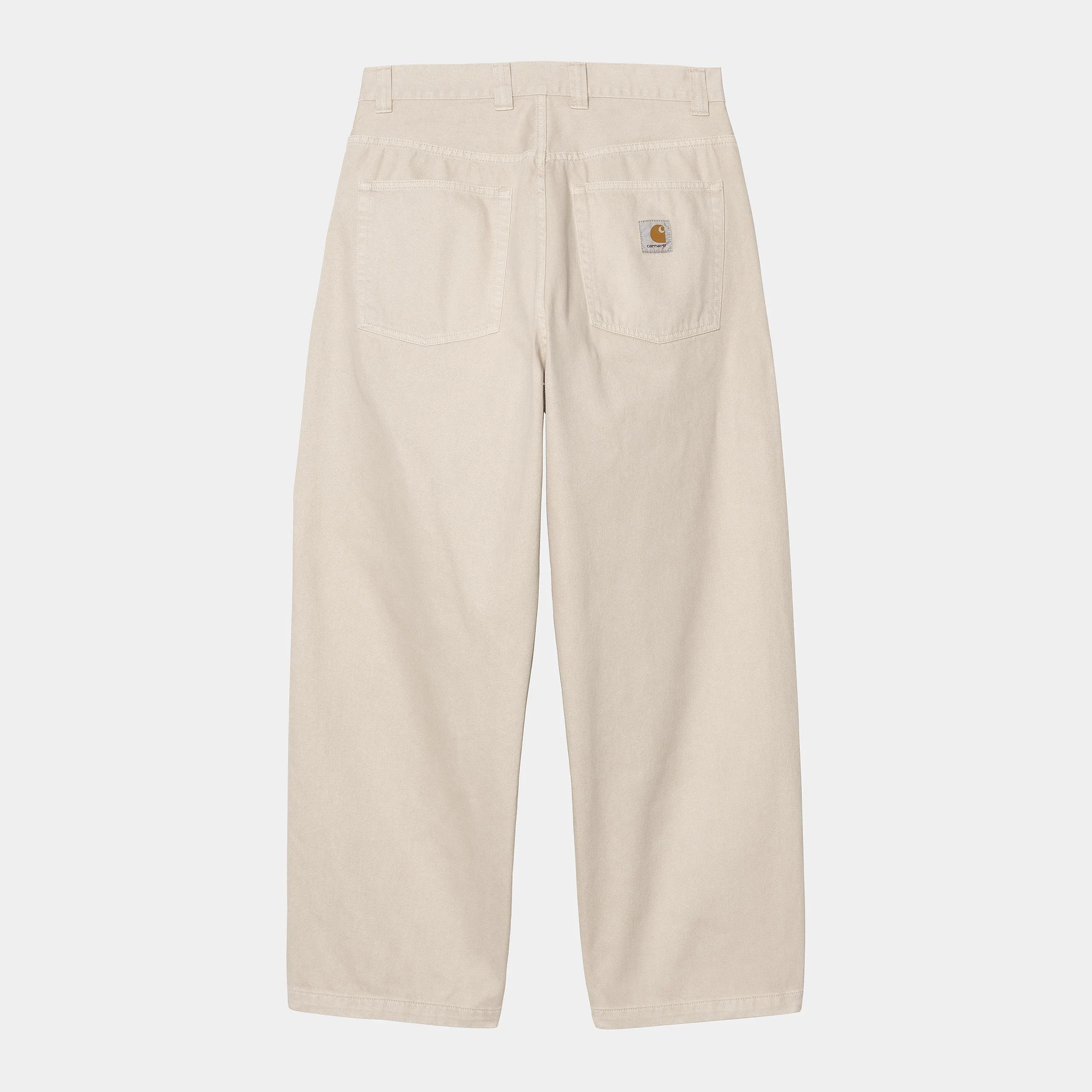 Carhartt WIP Mens Brandon Clark Twill Pant - Fleur De Sel Stone Dyed sold by The Foot Factory product image thumbnail 2