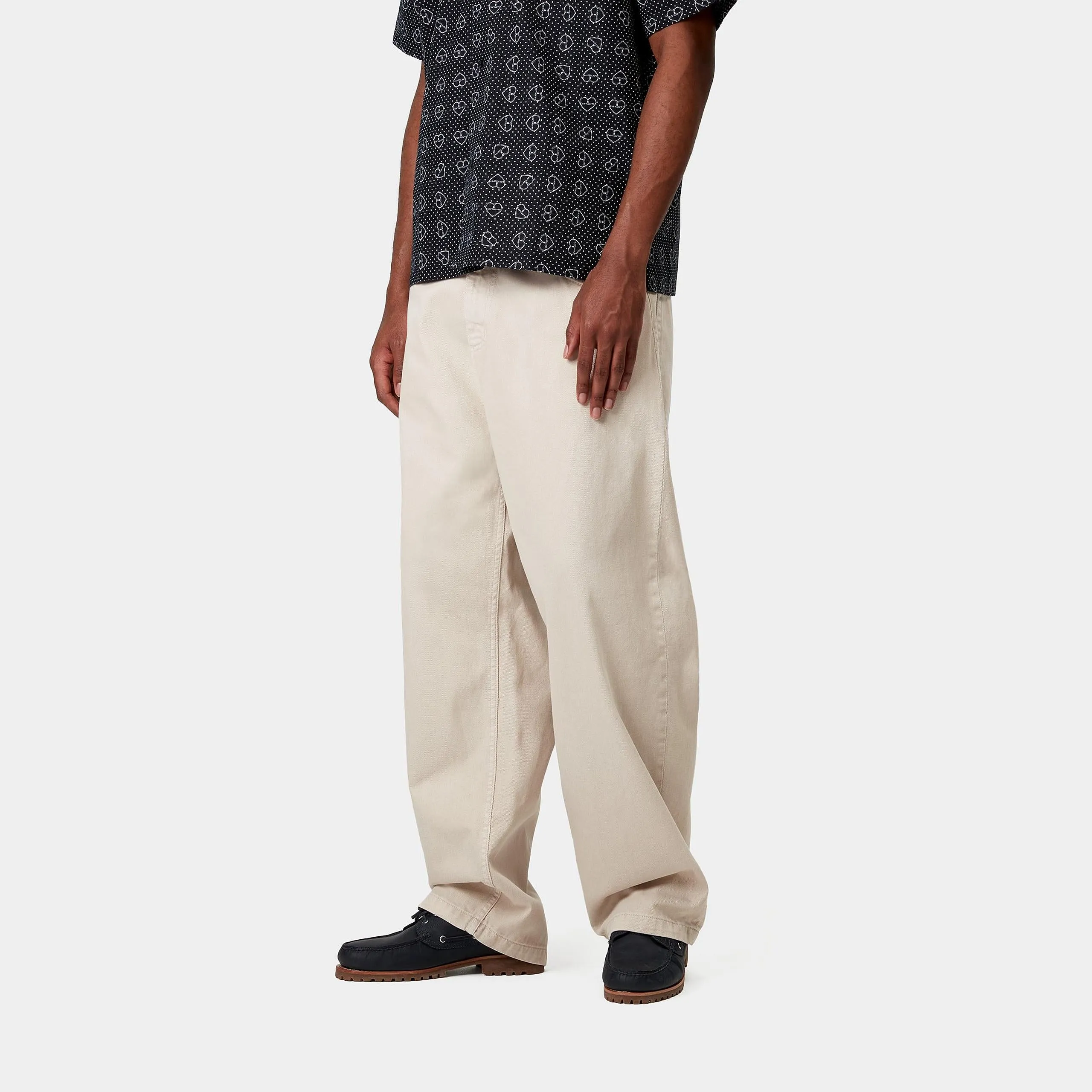 Carhartt WIP Mens Brandon Clark Twill Pant - Fleur De Sel Stone Dyed sold by The Foot Factory product image thumbnail 3