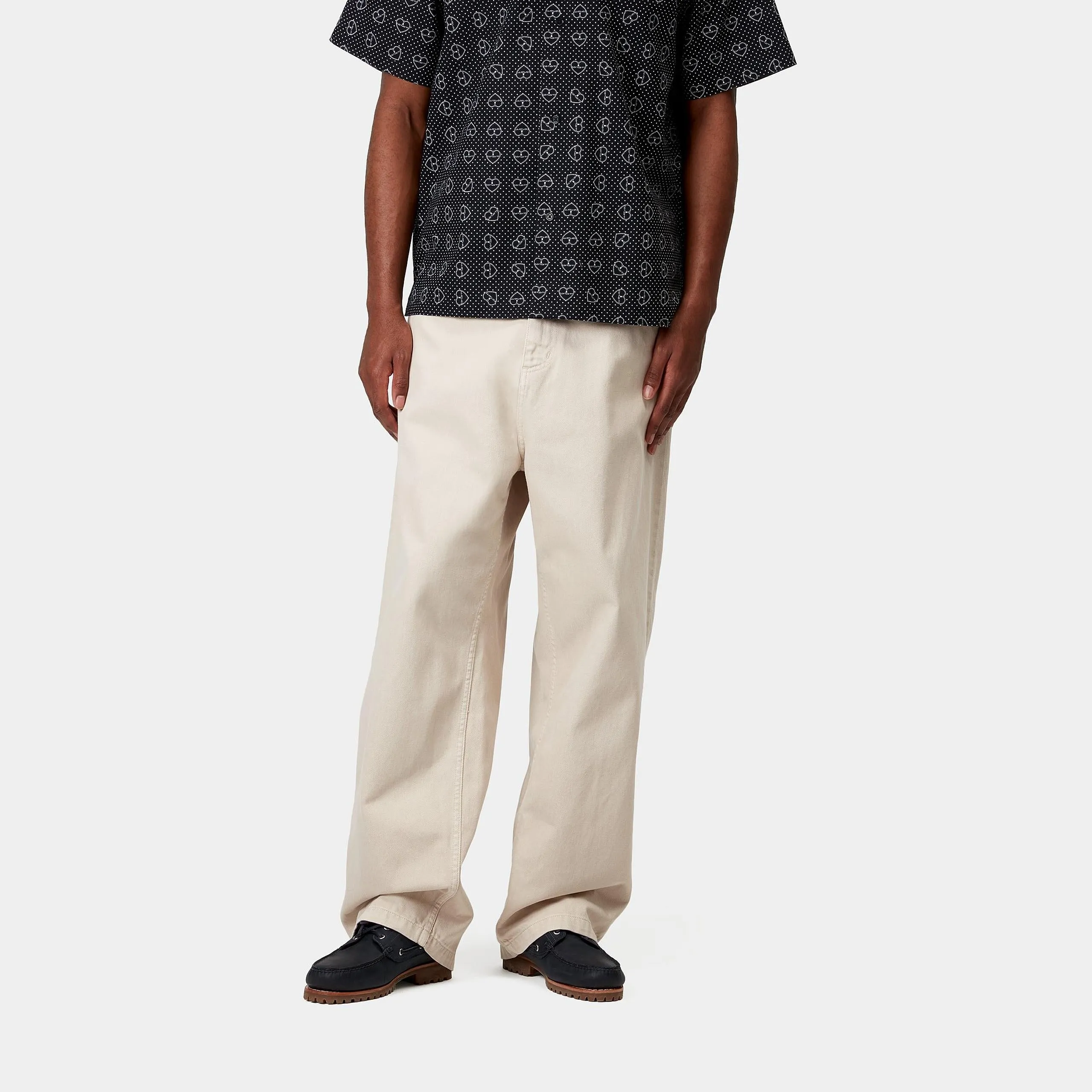 Carhartt WIP Mens Brandon Clark Twill Pant - Fleur De Sel Stone Dyed sold by The Foot Factory product image thumbnail 5