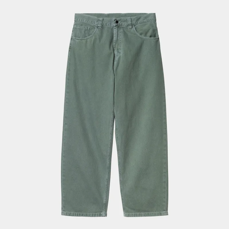 Carhartt WIP Mens Brandon Clark Twill Pant - Silver Pine Stone Dyed sold by The Foot Factory