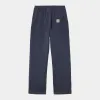 Carhartt WIP Mens Floyde Dewey Stretch Twill Pant - Blue Garment Dyed sold by The Foot Factory
