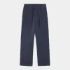 Carhartt WIP Mens Floyde Dewey Stretch Twill Pant - Blue Garment Dyed sold by The Foot Factory