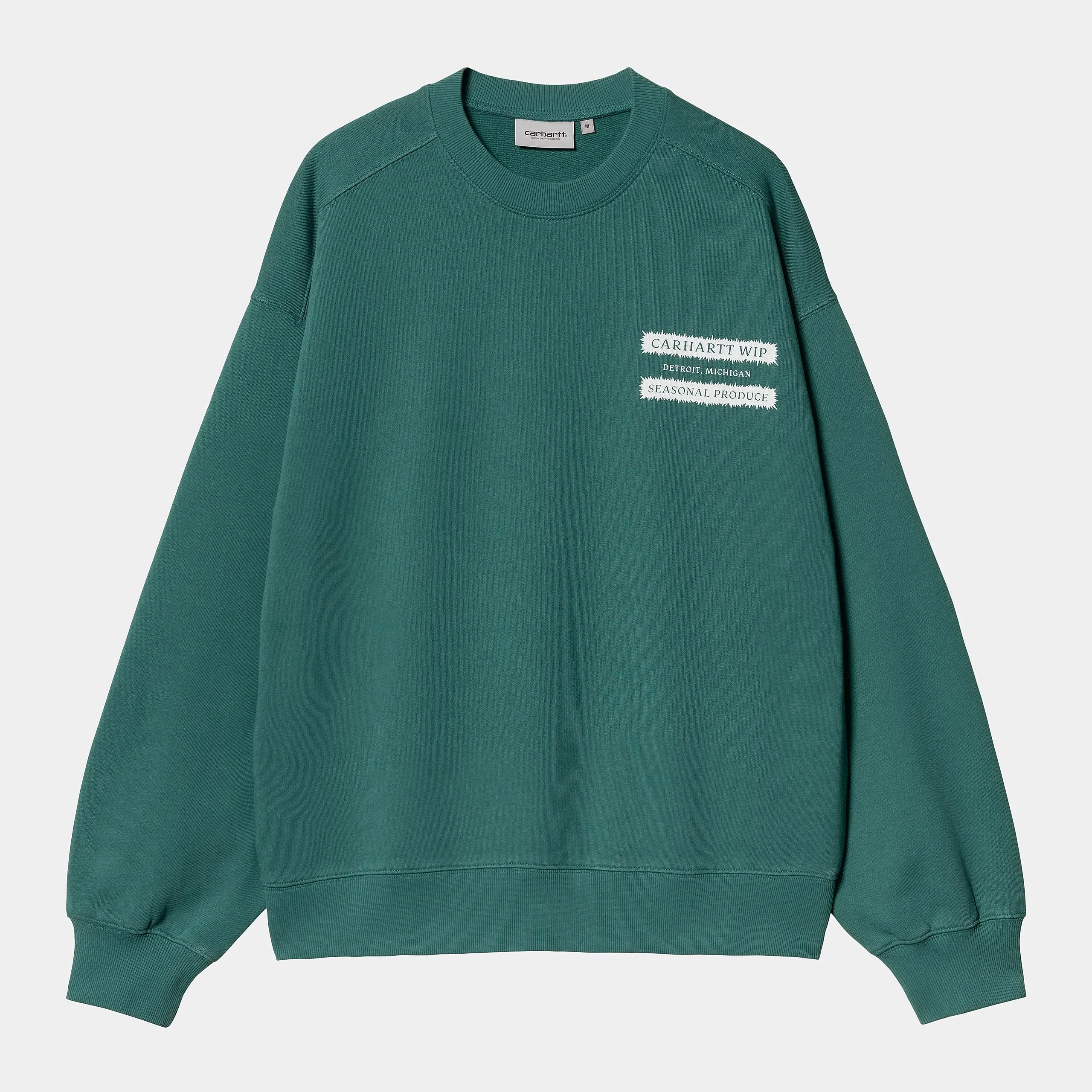 Carhartt WIP Mens Catalogue Sweatshirt - Rainforest sold by The Foot Factory