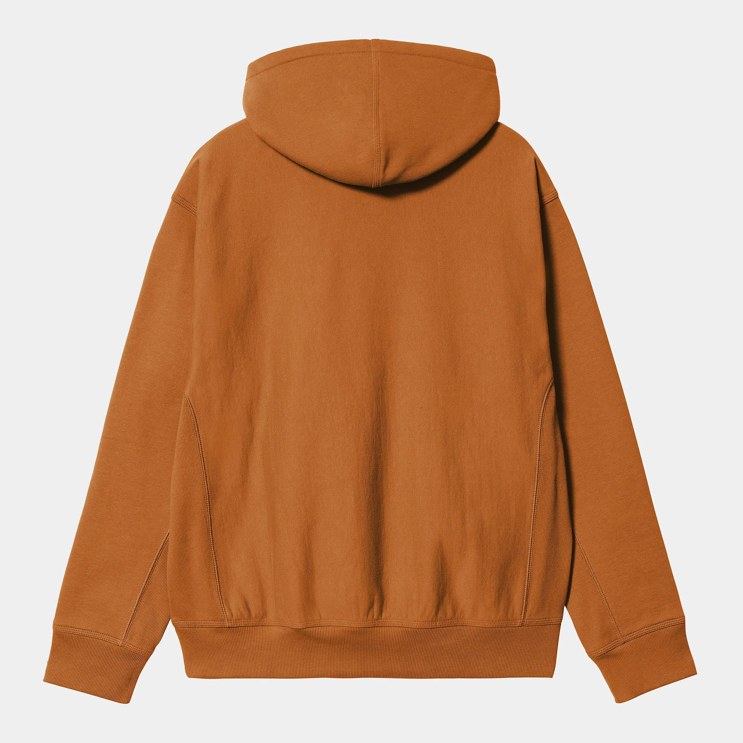 Carhartt WIP Mens American Script Hoodie - Sienna sold by The Foot Factory product image thumbnail 2