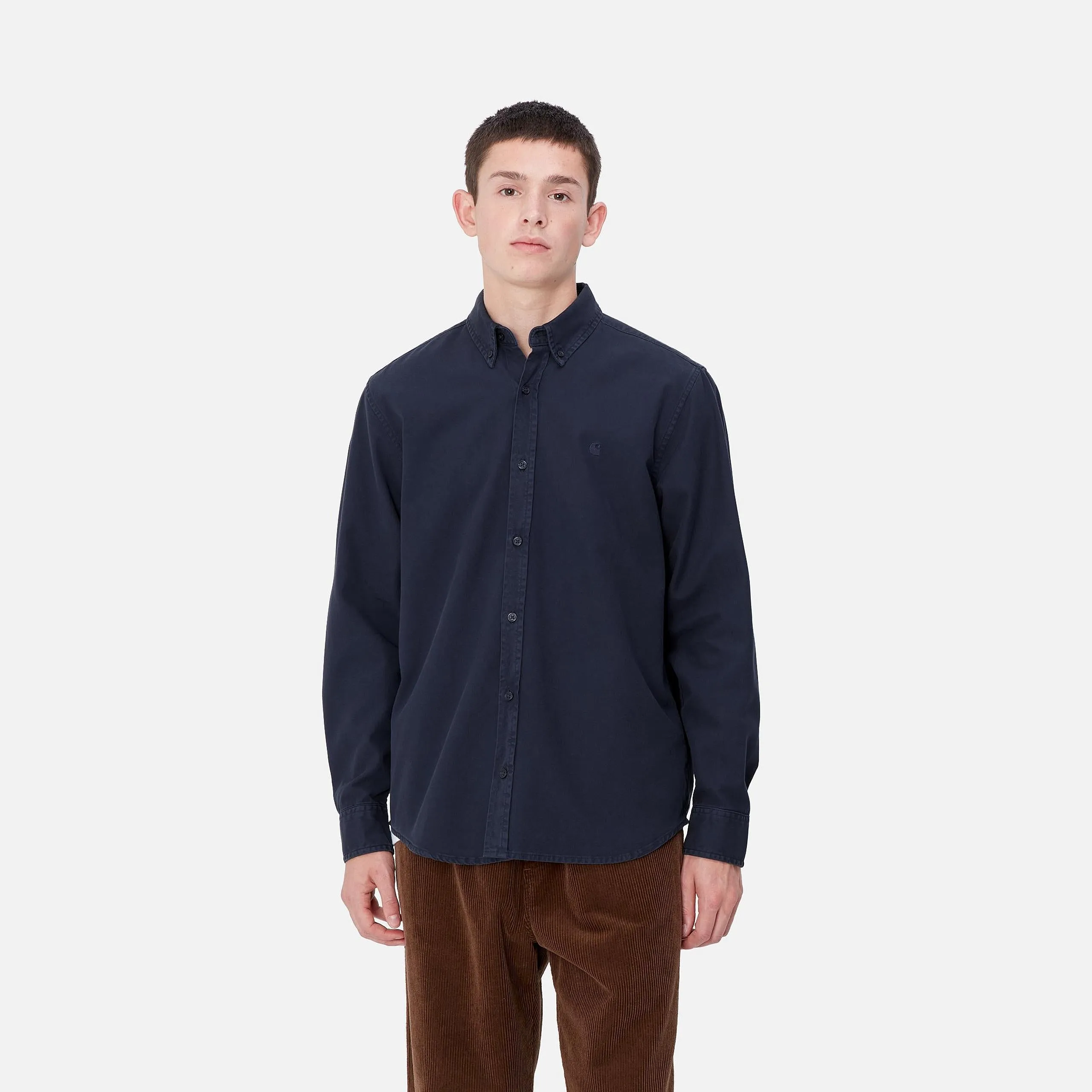 Carhartt WIP Mens Bolton Shirt - Air Force Blue sold by The Foot Factory product image thumbnail 3