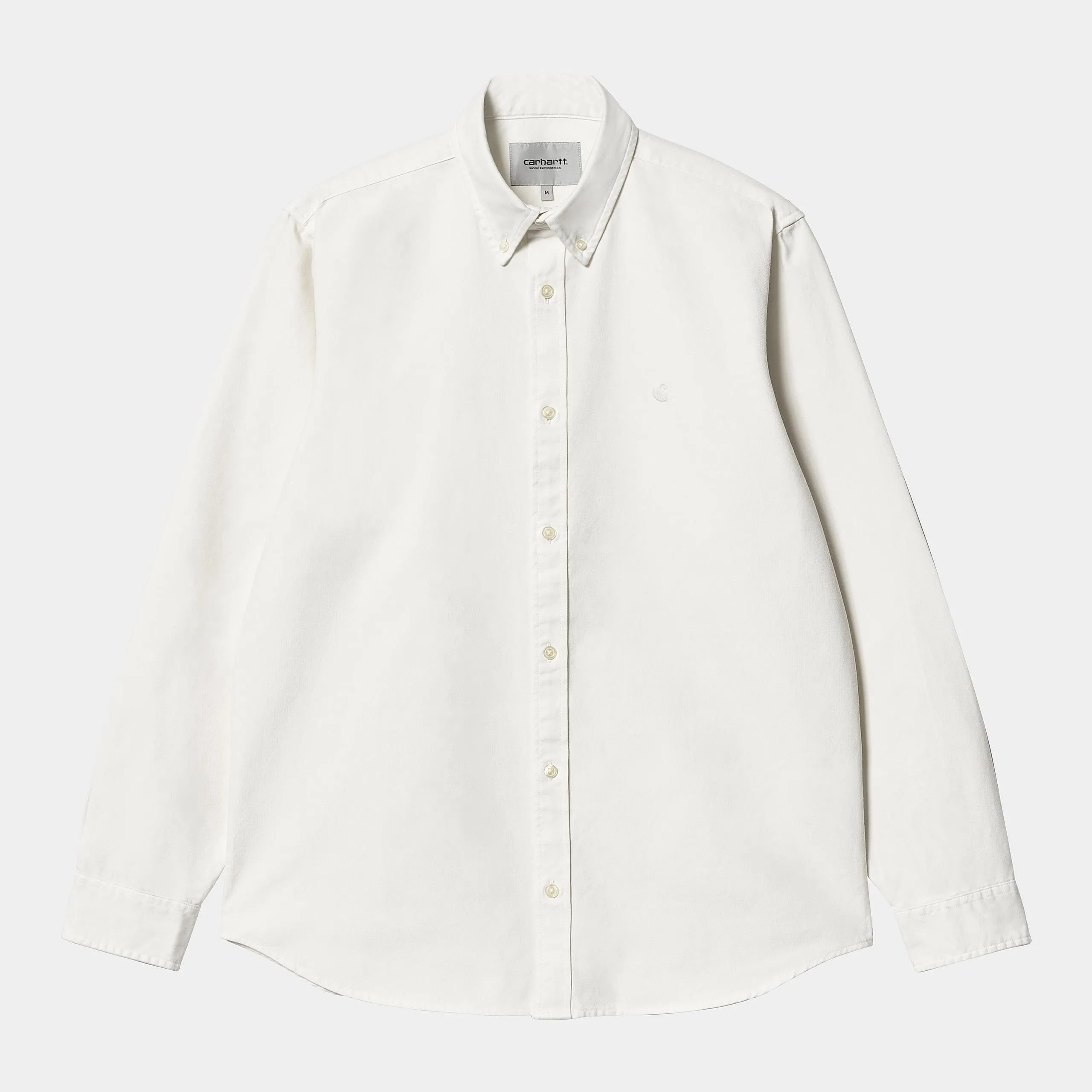Carhartt WIP Mens Bolton Shirt - White sold by The Foot Factory