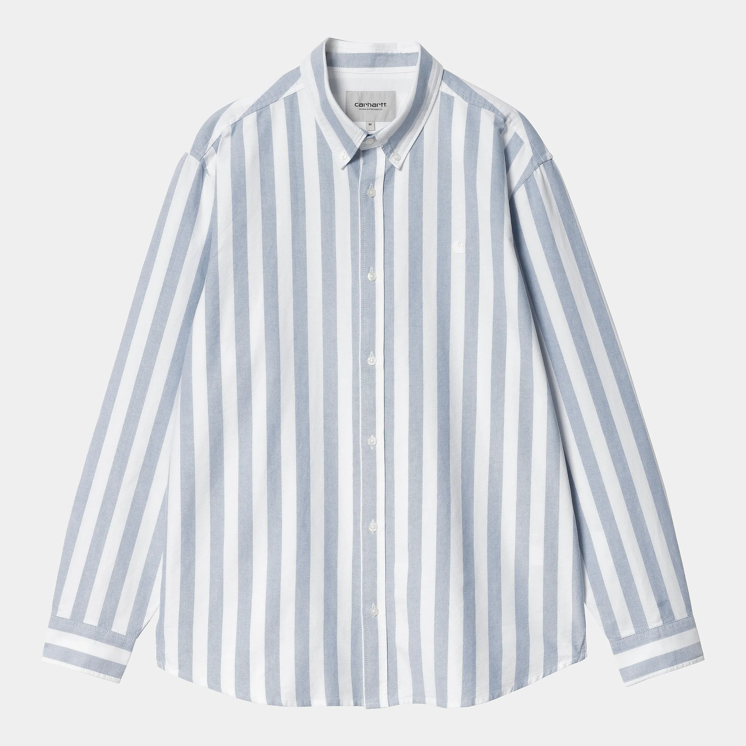 Carhartt WIP Mens Dillion Stripe Shirt - Bleach sold by The Foot Factory