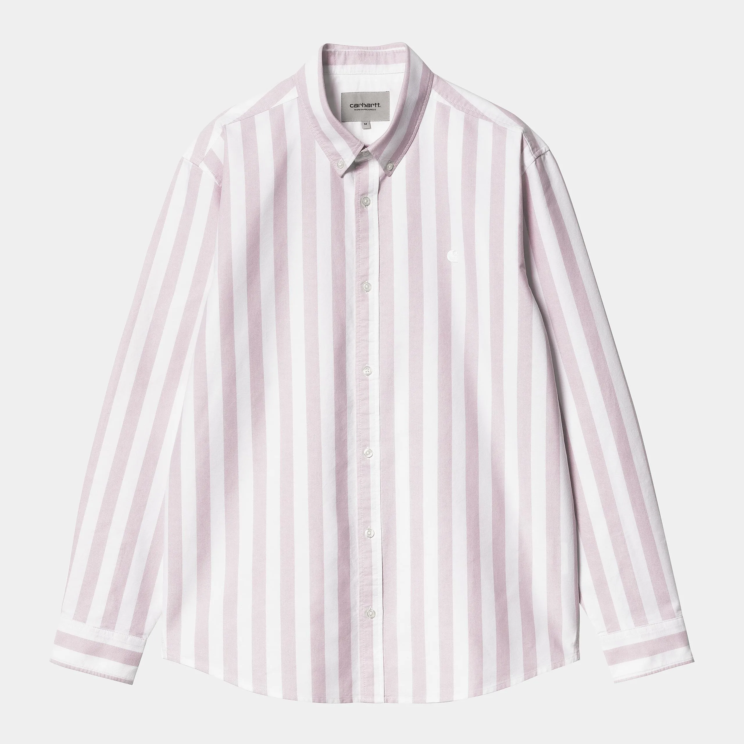 Carhartt WIP Mens Dillion Stripe Shirt - Hortensia sold by The Foot Factory