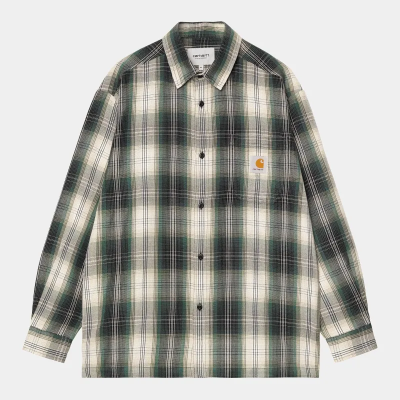 Carhartt WIP Mens Blanton Check Shirt - Malachite sold by The Foot Factory