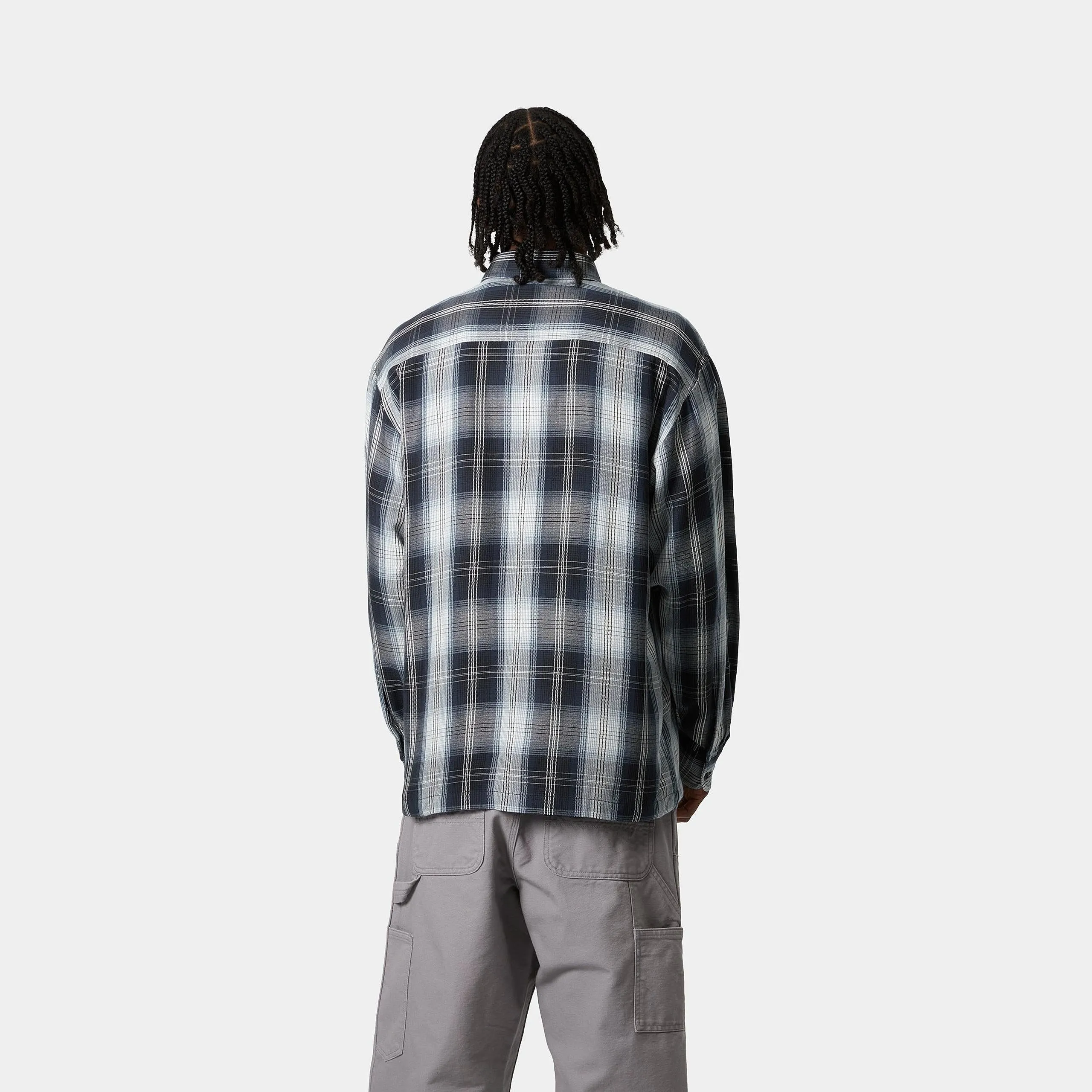 Carhartt WIP Mens Blanton Check Shirt - Mizar sold by The Foot Factory product image thumbnail 4