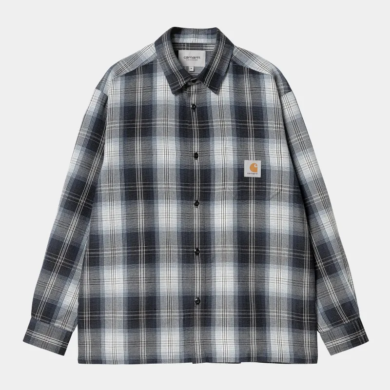 Carhartt WIP Mens Blanton Check Shirt - Mizar sold by The Foot Factory