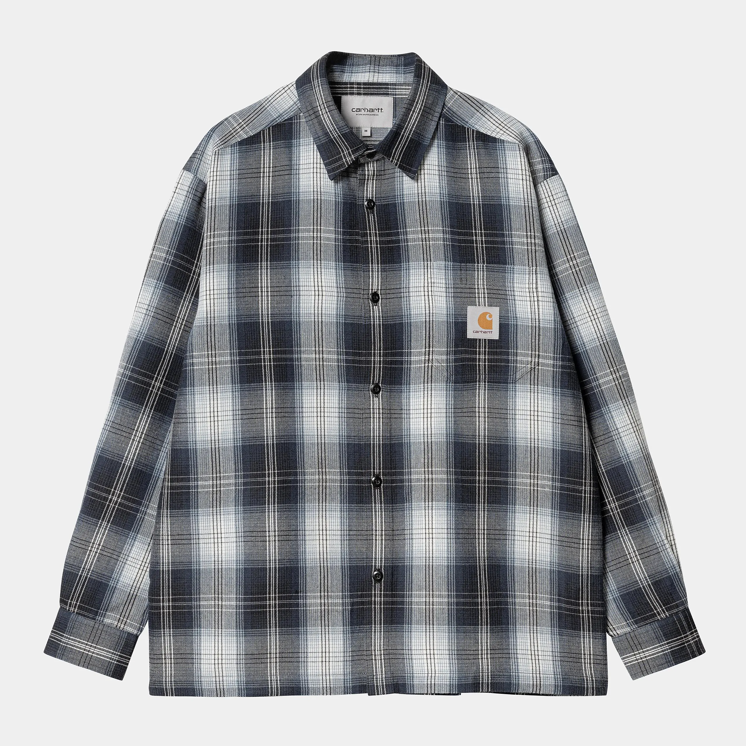 Carhartt WIP Mens Blanton Check Shirt - Mizar sold by The Foot Factory