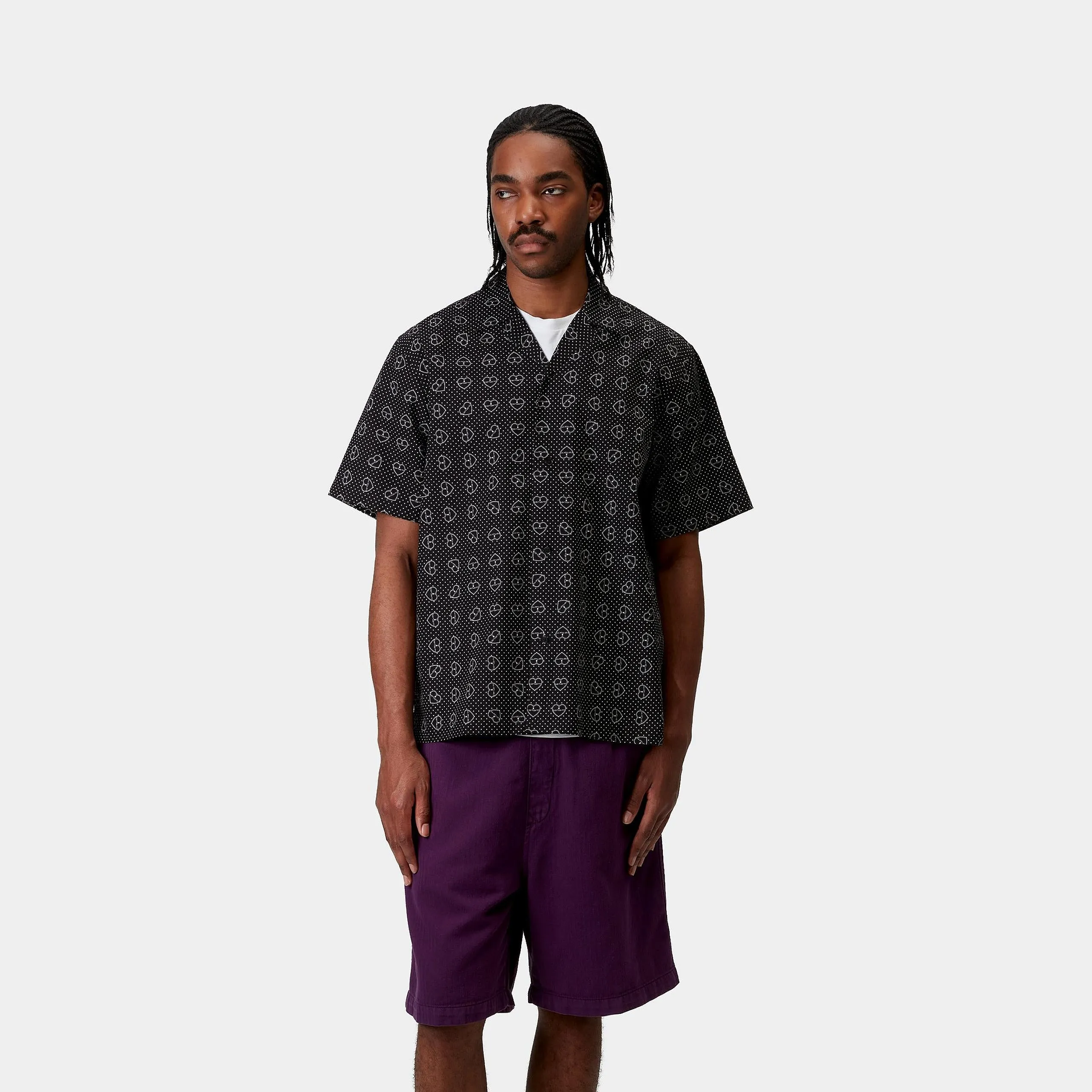 Carhartt WIP Mens Furoshiki Print Shirt - Black sold by The Foot Factory product image thumbnail 3