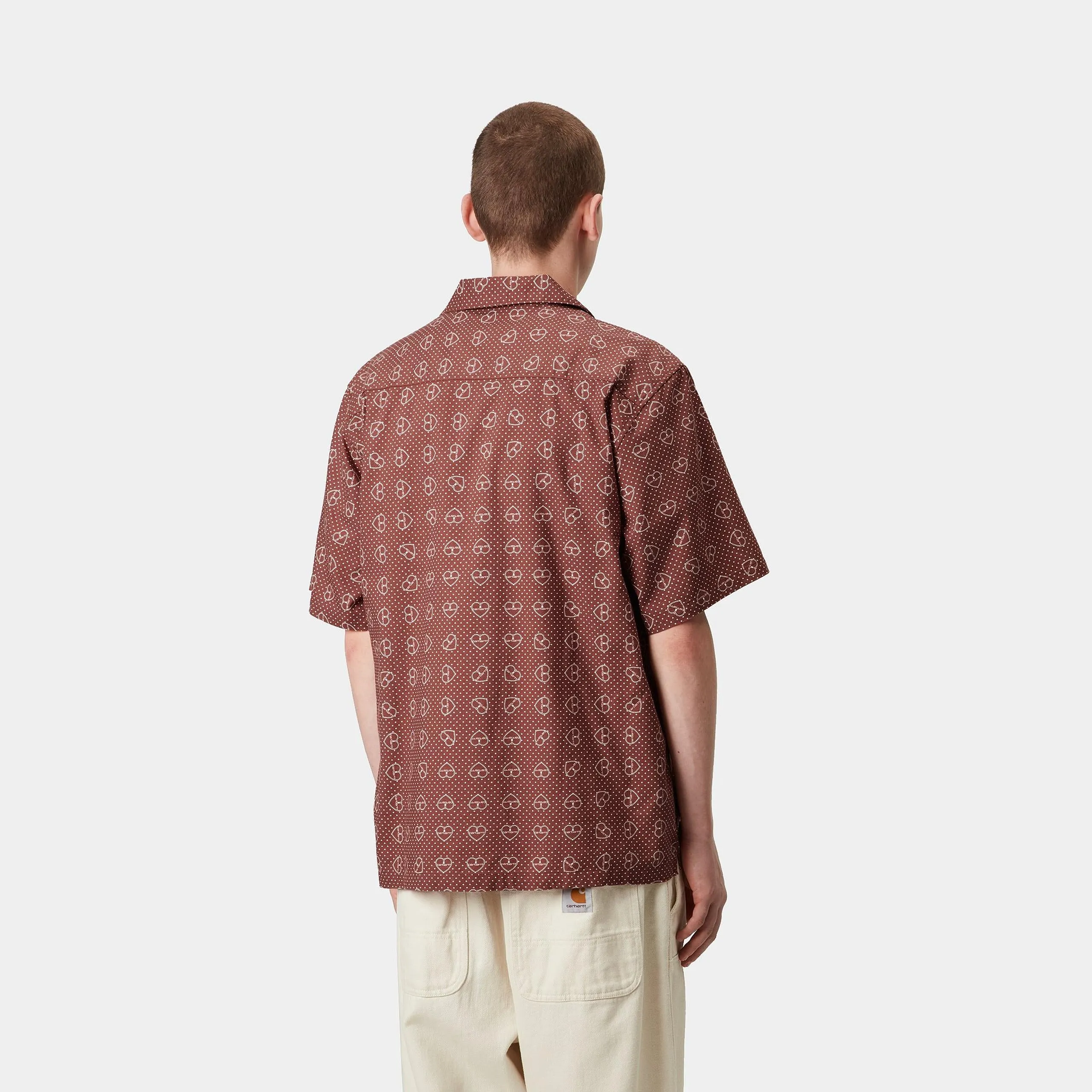 Carhartt WIP Mens Furoshiki Print Shirt - Henna sold by The Foot Factory product image thumbnail 4
