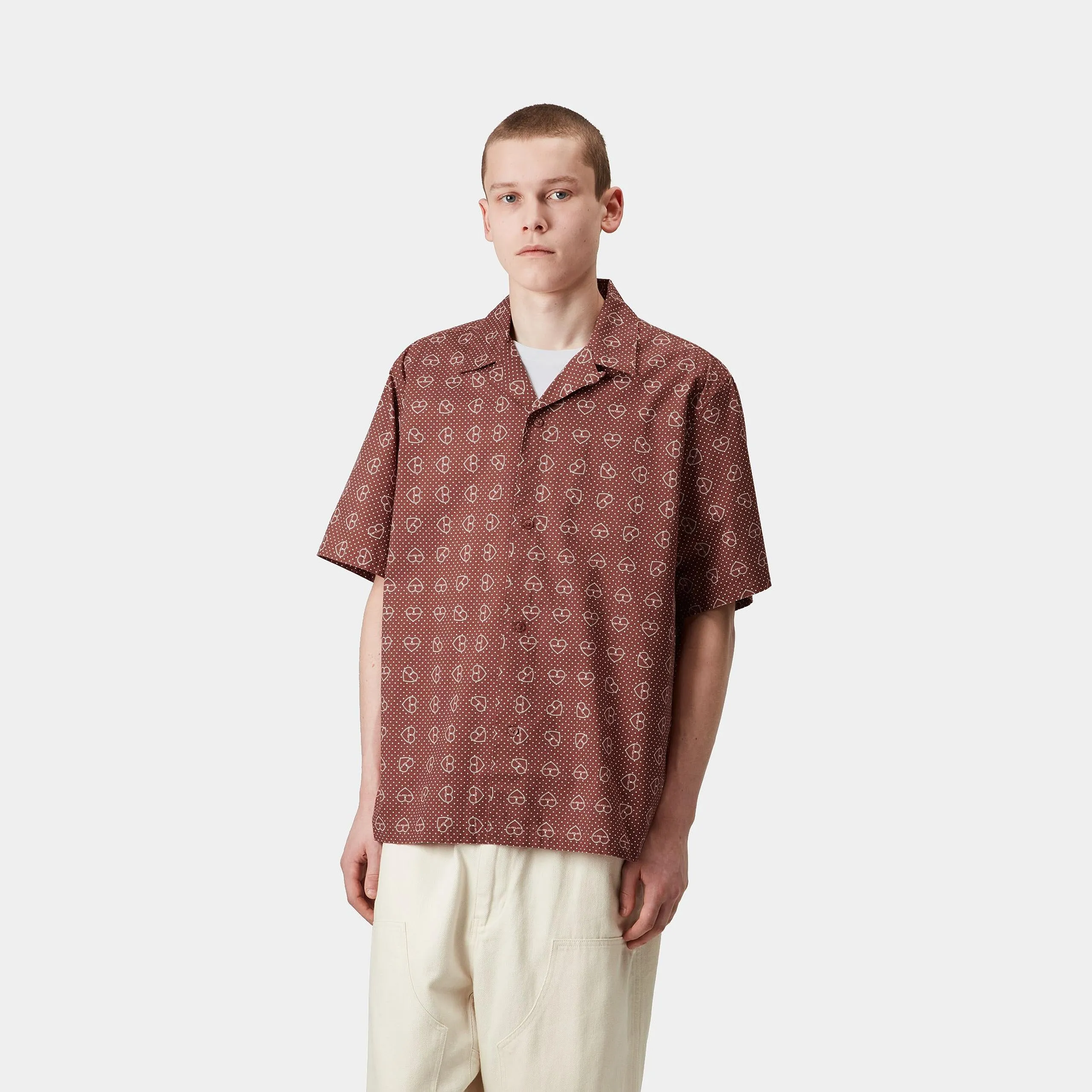 Carhartt WIP Mens Furoshiki Print Shirt - Henna sold by The Foot Factory product image thumbnail 3
