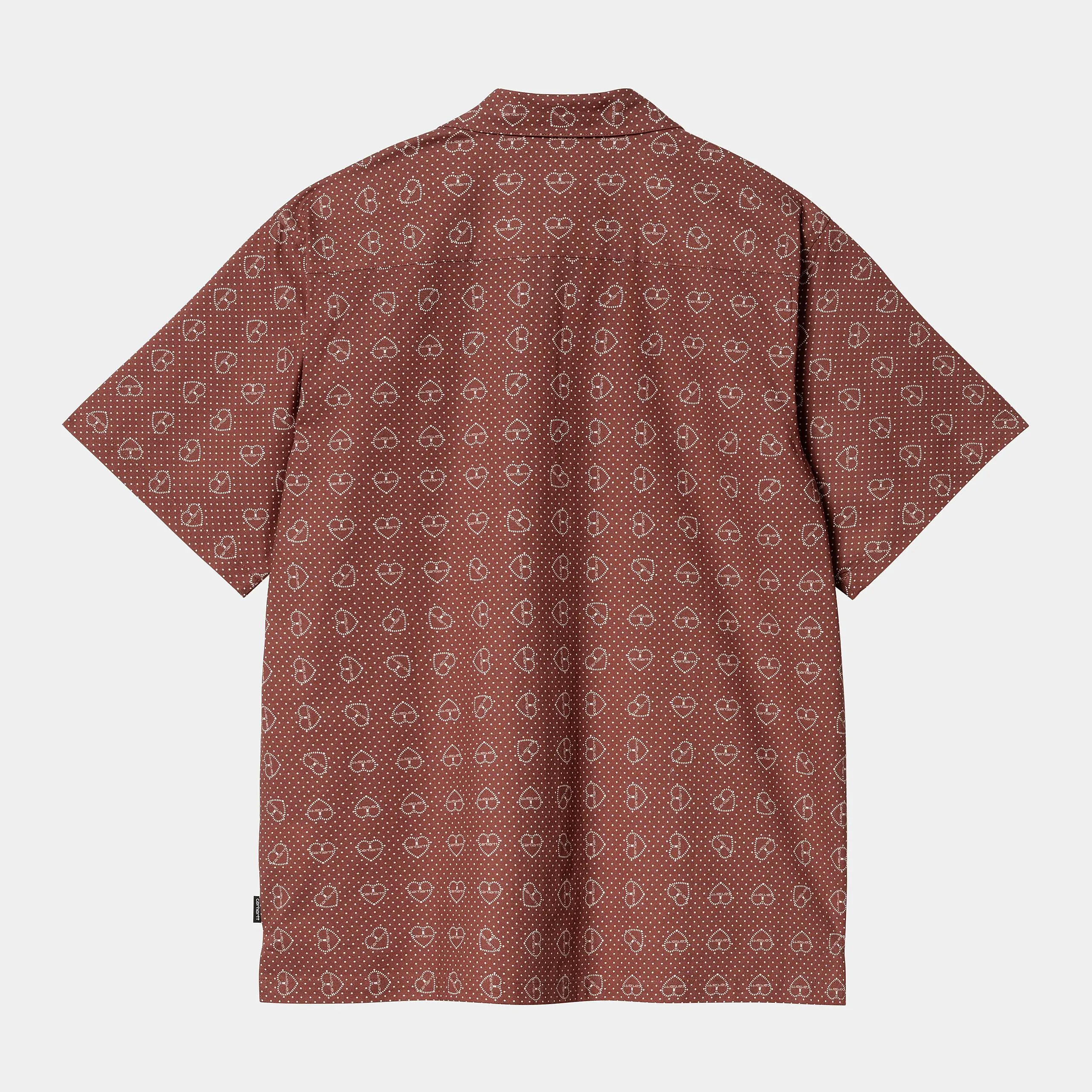 Carhartt WIP Mens Furoshiki Print Shirt - Henna sold by The Foot Factory product image thumbnail 2