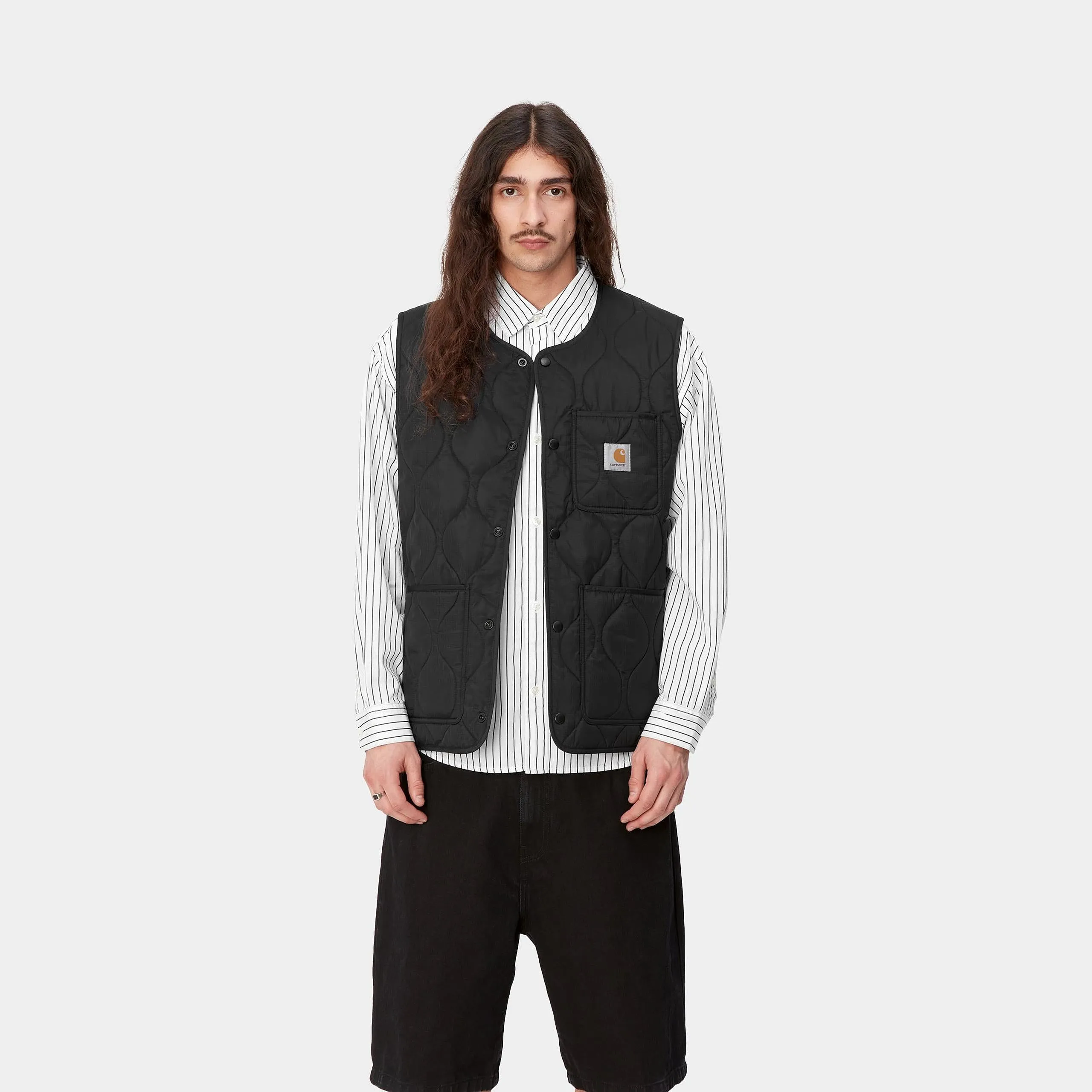 Carhartt WIP Mens Skyton Vest - Black sold by The Foot Factory product image thumbnail 3