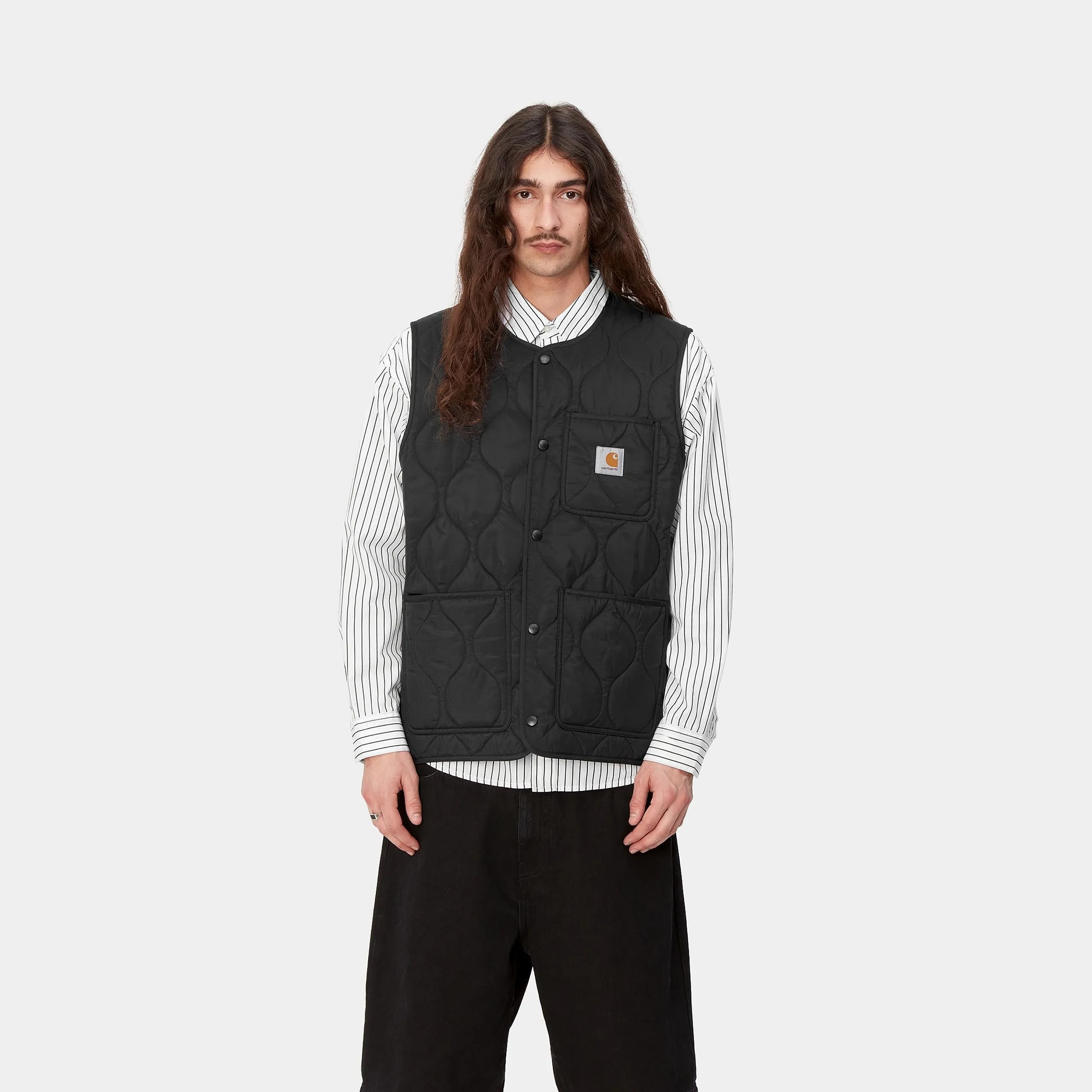 Carhartt WIP Mens Skyton Vest - Black sold by The Foot Factory product image thumbnail 5