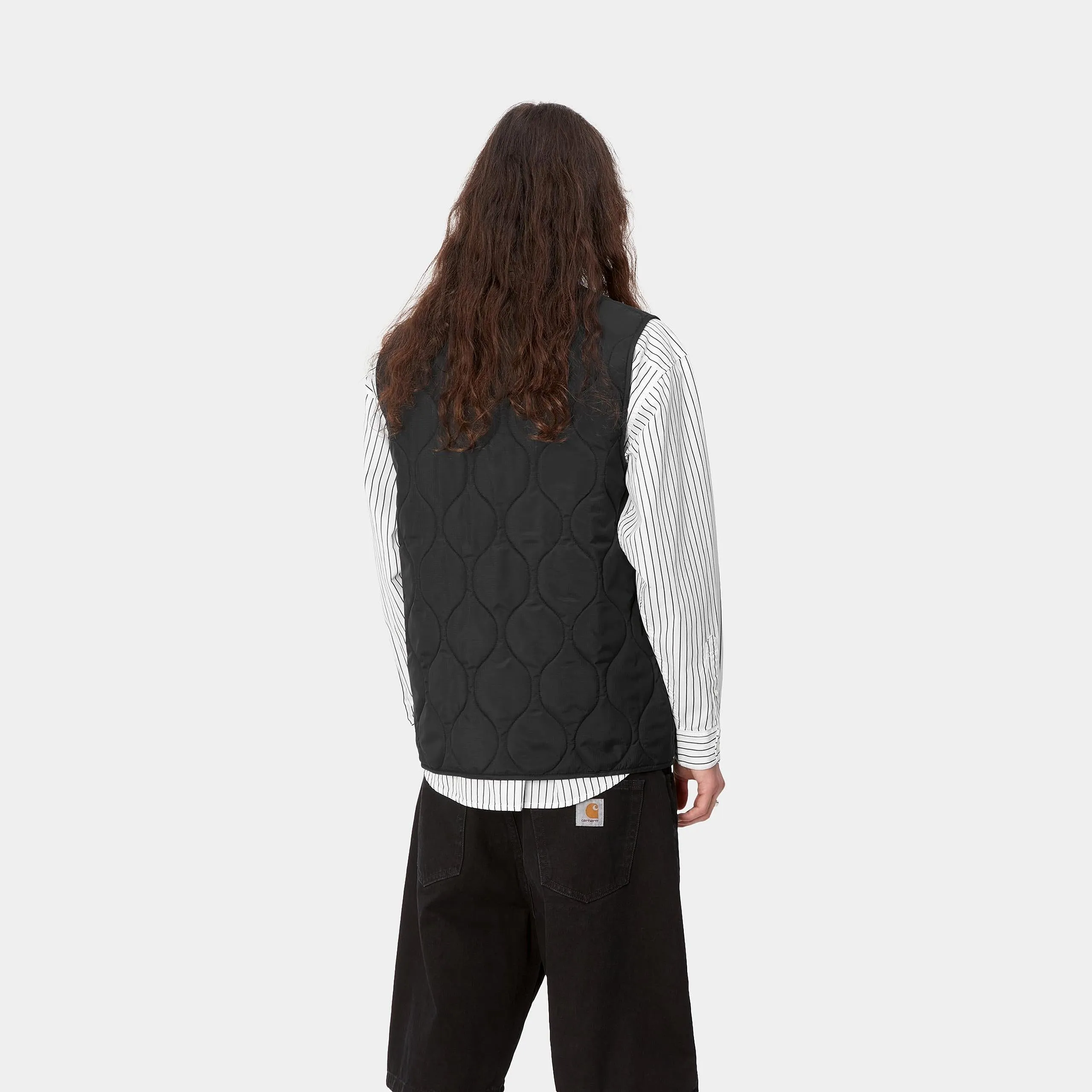 Carhartt WIP Mens Skyton Vest - Black sold by The Foot Factory product image thumbnail 4