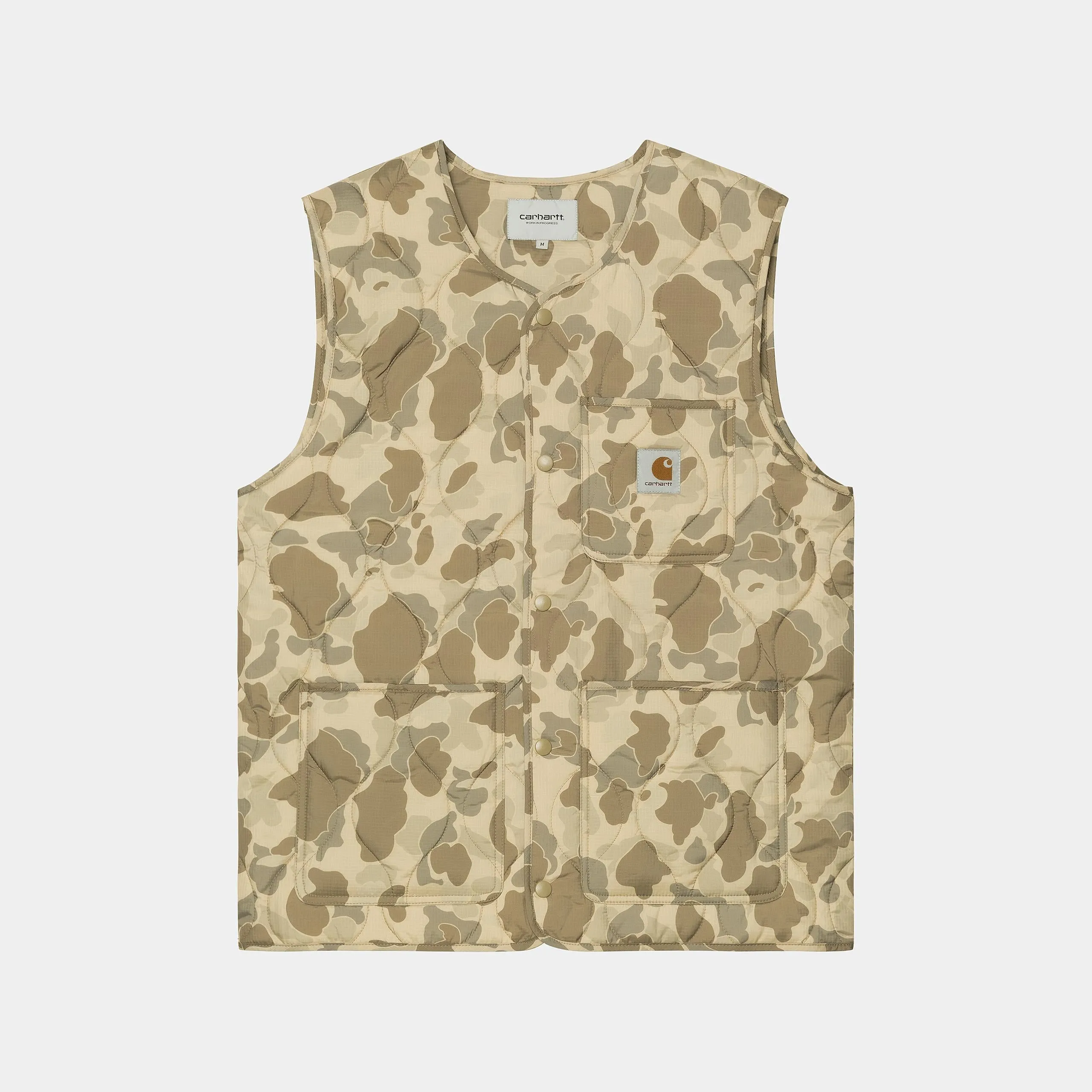 Carhartt WIP Mens Skyton Vest - Camo Duck Desert sold by The Foot Factory