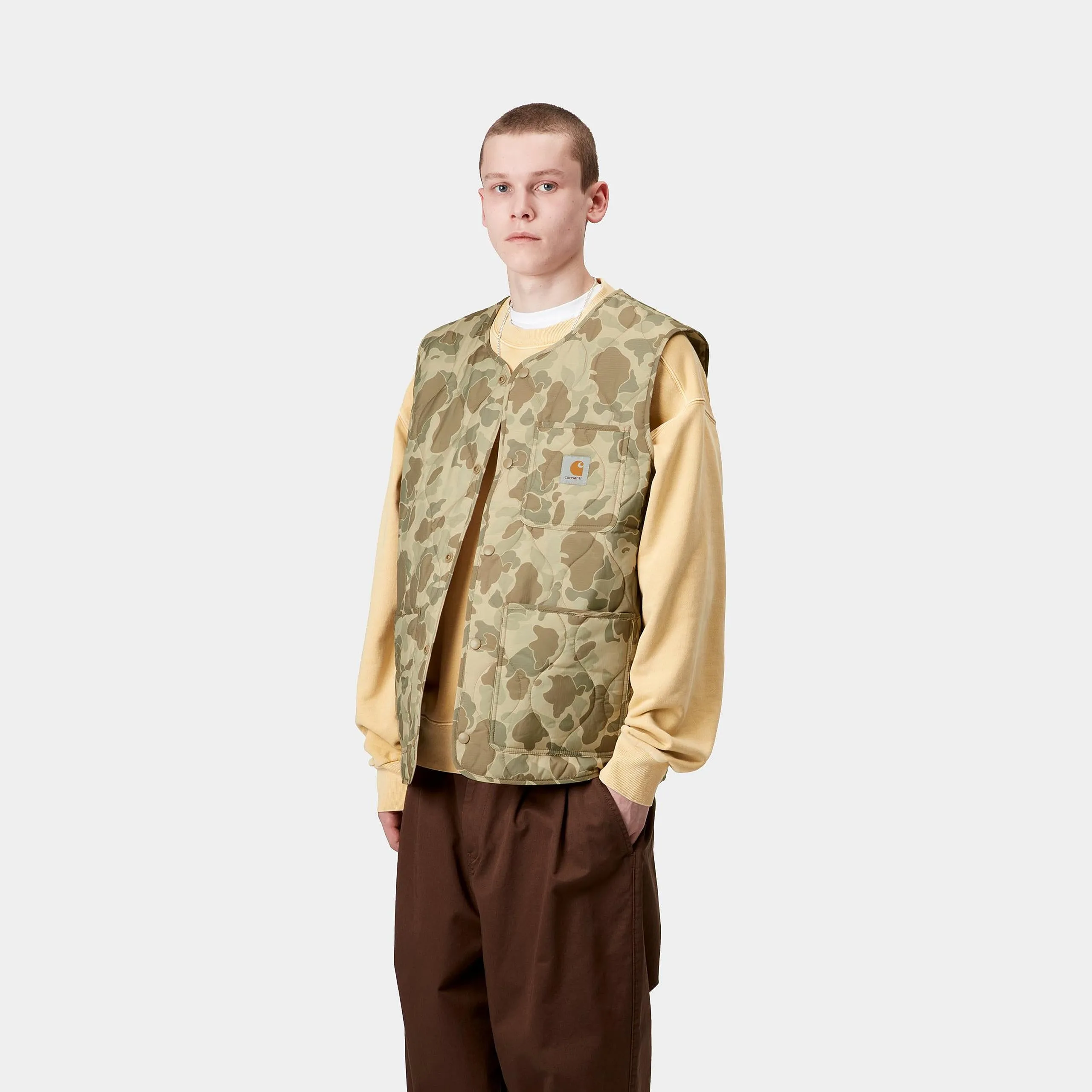 Carhartt WIP Mens Skyton Vest - Camo Duck Desert sold by The Foot Factory product image thumbnail 3