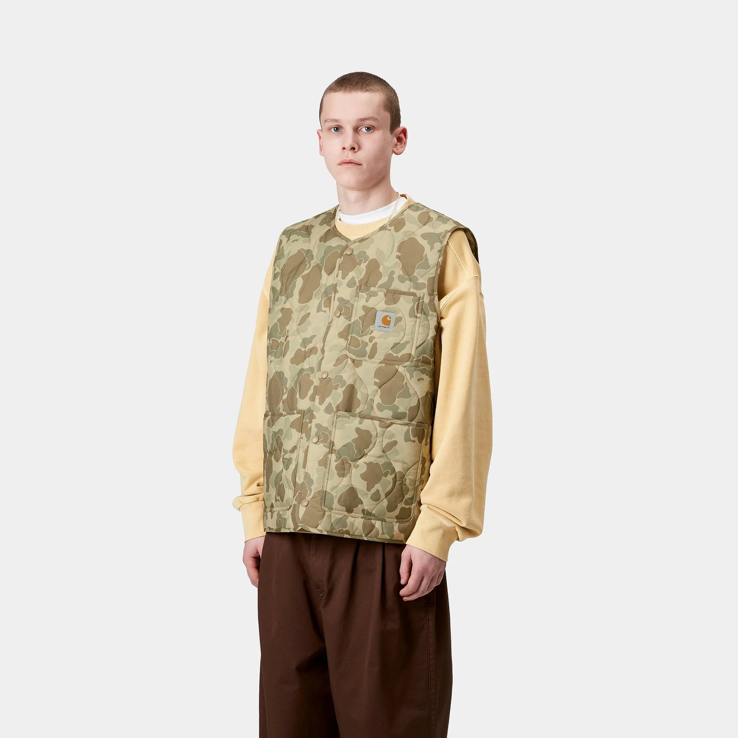 Carhartt WIP Mens Skyton Vest - Camo Duck Desert sold by The Foot Factory product image thumbnail 5