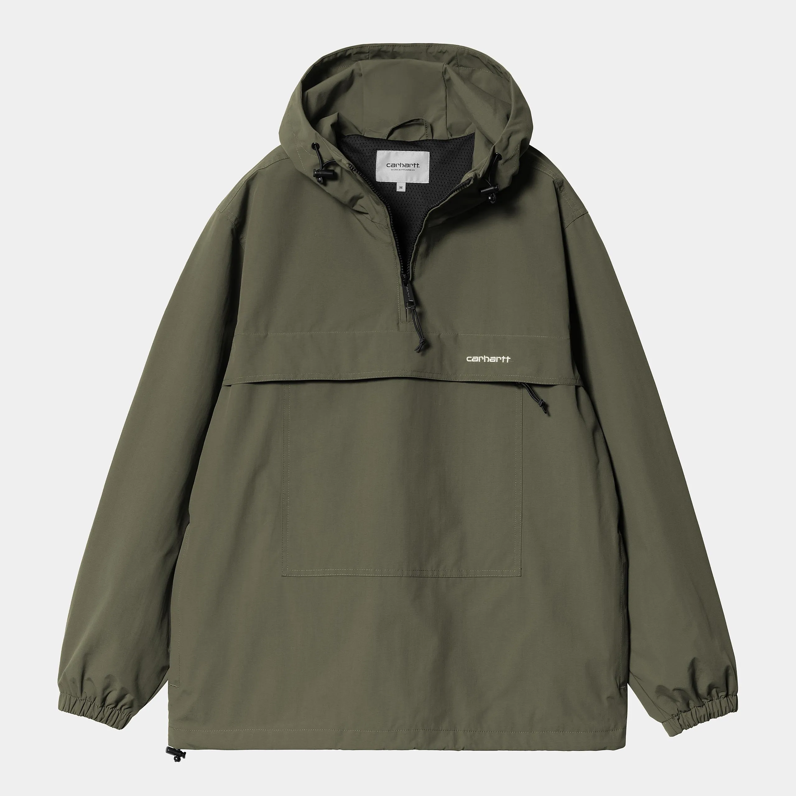Carhartt WIP Mens Windbreaker Pullover Summer Jacket - Turtle / White sold by The Foot Factory product image thumbnail 3