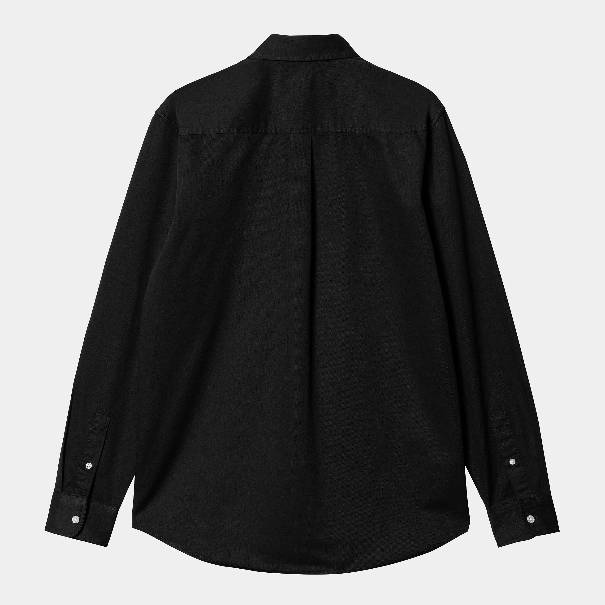 Carhartt WIP Mens Madison Long Sleeve Shirt - Black sold by The Foot Factory product image thumbnail 2