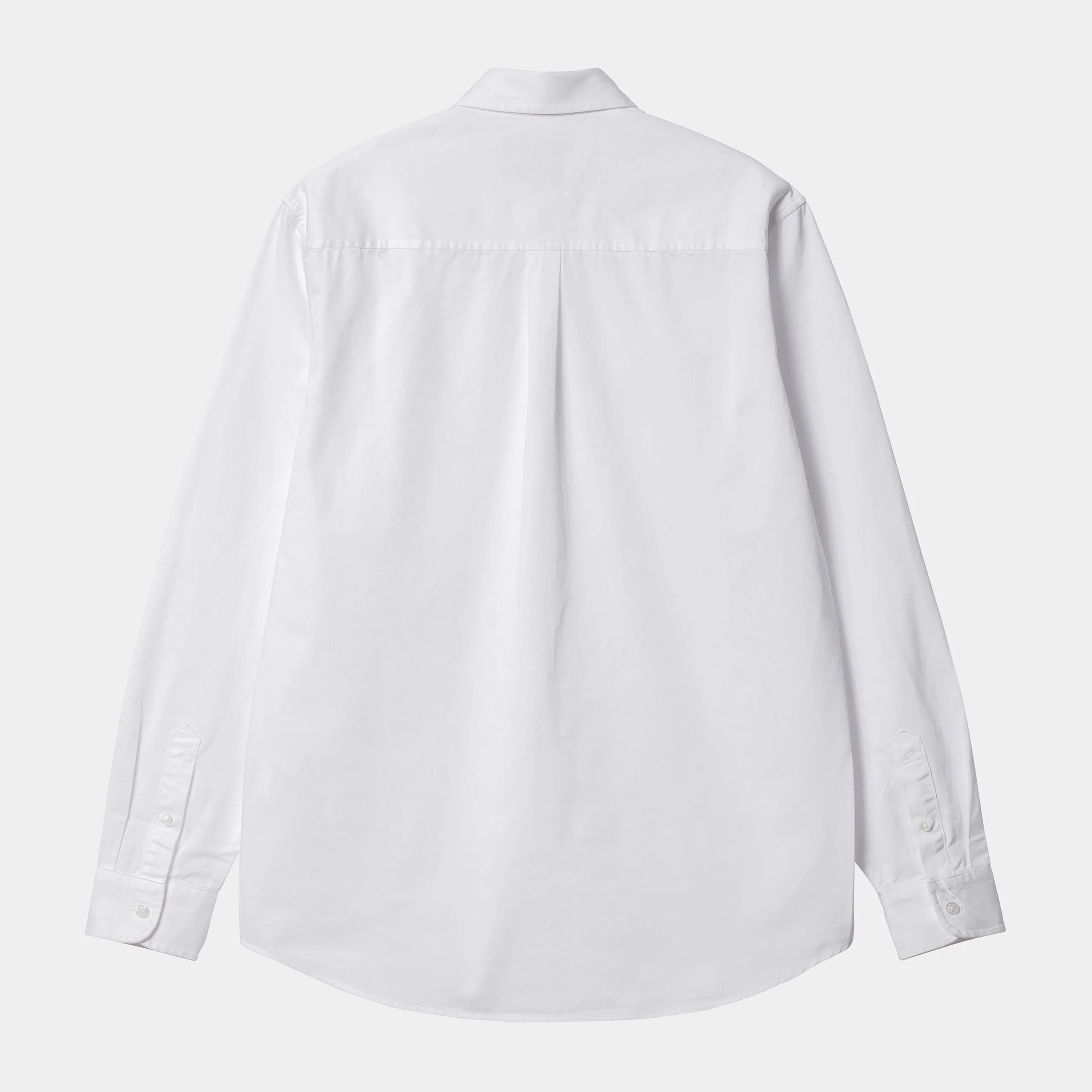 Carhartt WIP Mens Madison Long Sleeve Shirt - White sold by The Foot Factory product image thumbnail 2