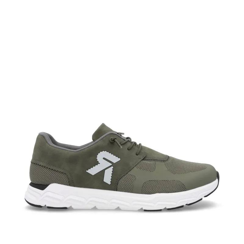 Rieker Mens Slip On Extra Width Trainers - Green sold by The Foot Factory