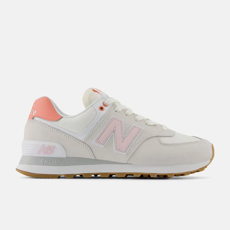 New Balance Womens 574 Fashion Trainers - Reflection Rose Sugar sold by The Foot Factory