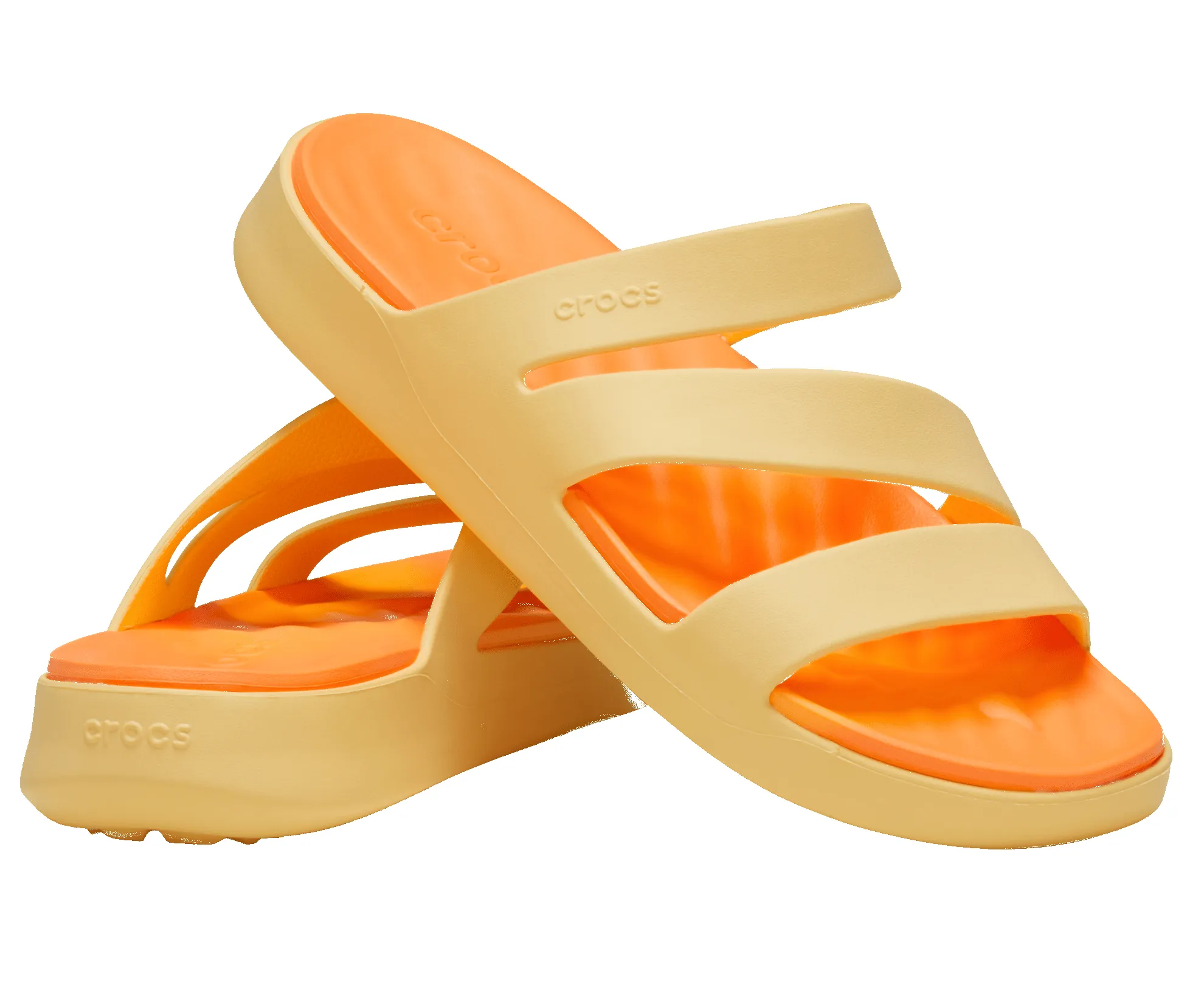 CROCS Getaway Strappy Sandal - Golden Hour sold by The Foot Factory product image thumbnail 2