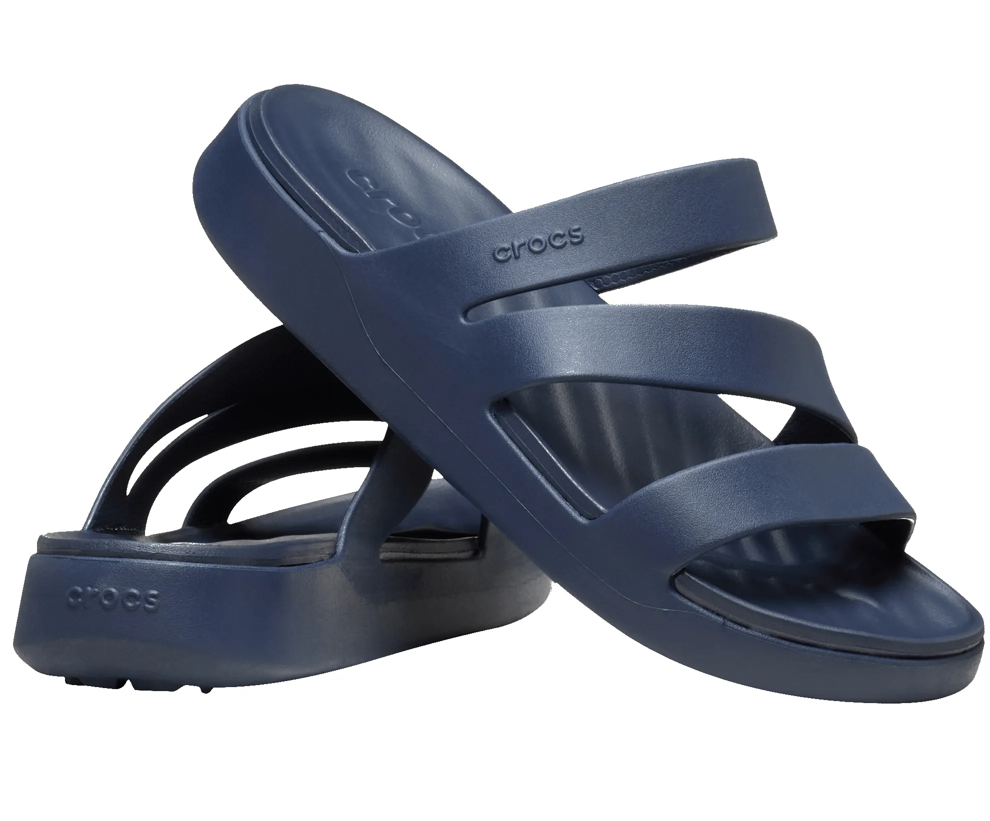 CROCS Getaway Strappy Sandal - Navy sold by The Foot Factory product image thumbnail 2