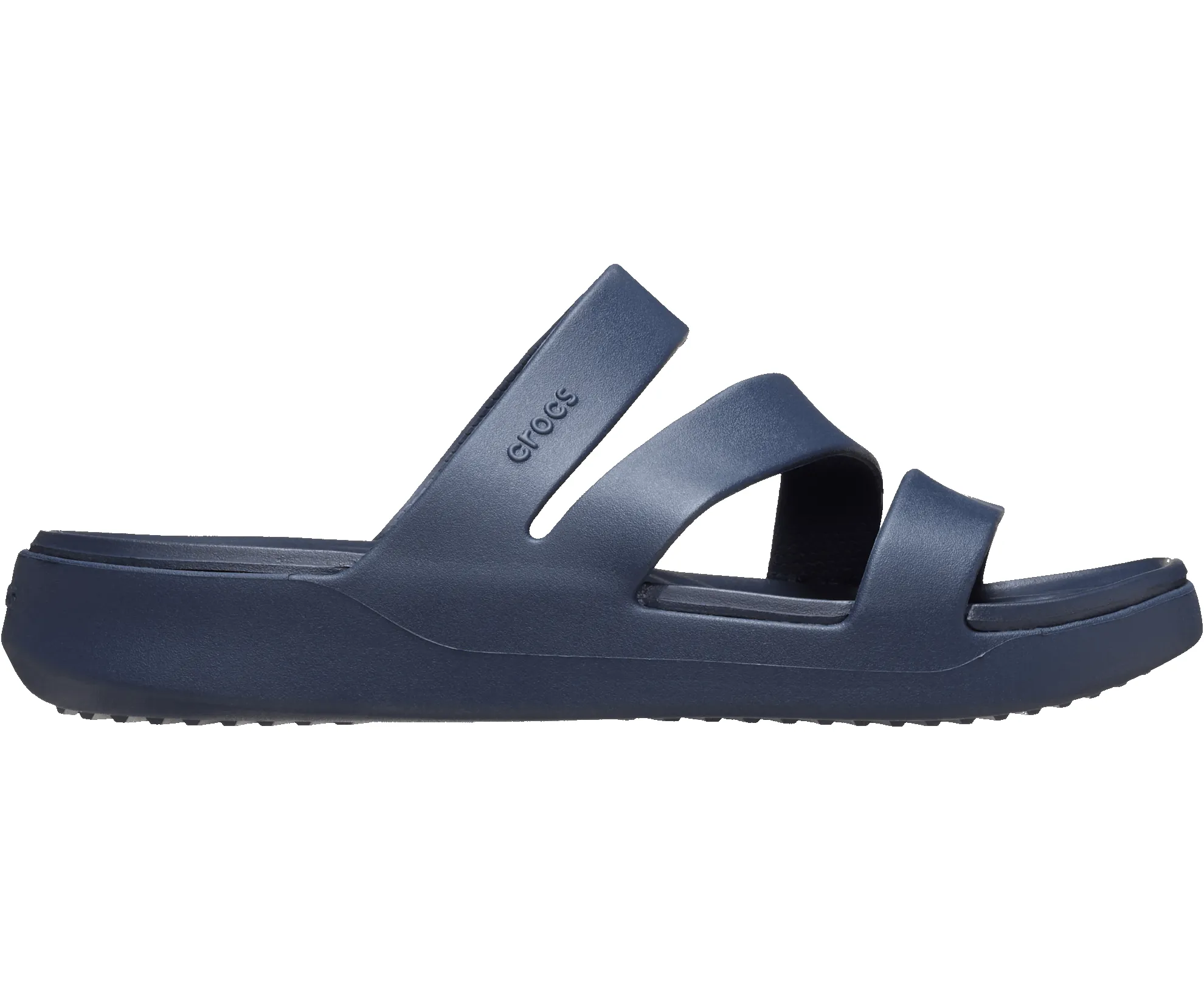 CROCS Getaway Strappy Sandal - Navy sold by The Foot Factory
