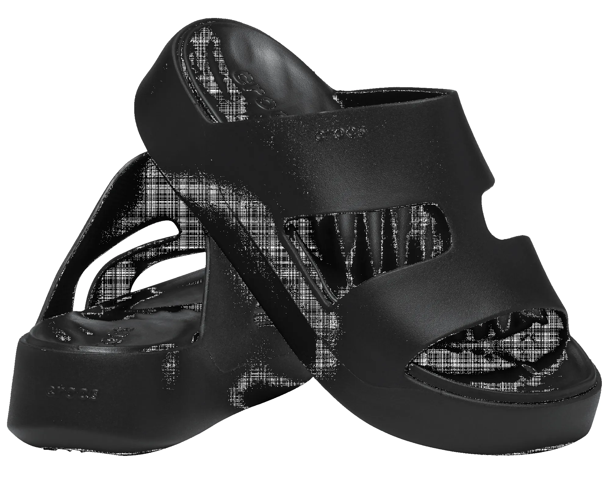 CROCS Getaway Platform H-Strap Sandal - Black sold by The Foot Factory product image thumbnail 2