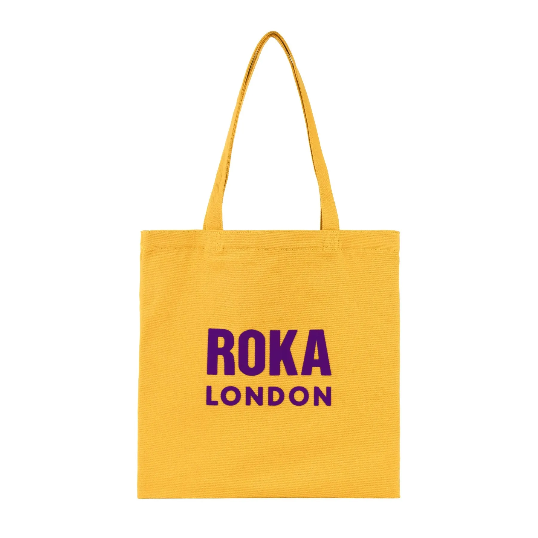 ROKA Notting Hill Cotton Tote Bag - Yellow sold by The Foot Factory